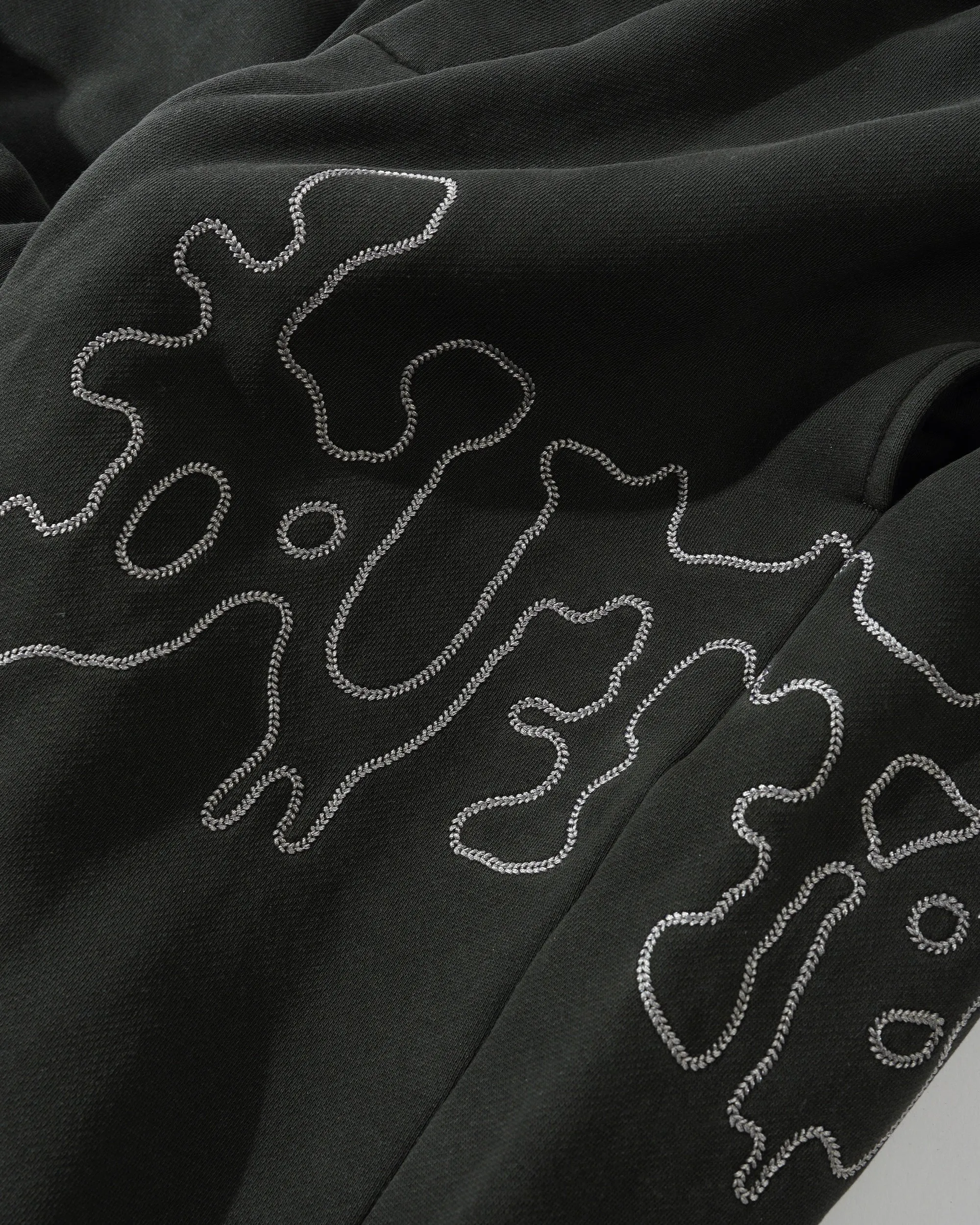 Blotch Fleece Pants, Washed Black sold by Butter product image thumbnail 4