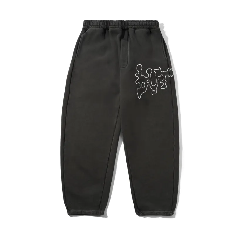 Blotch Fleece Pants, Washed Black sold by Butter