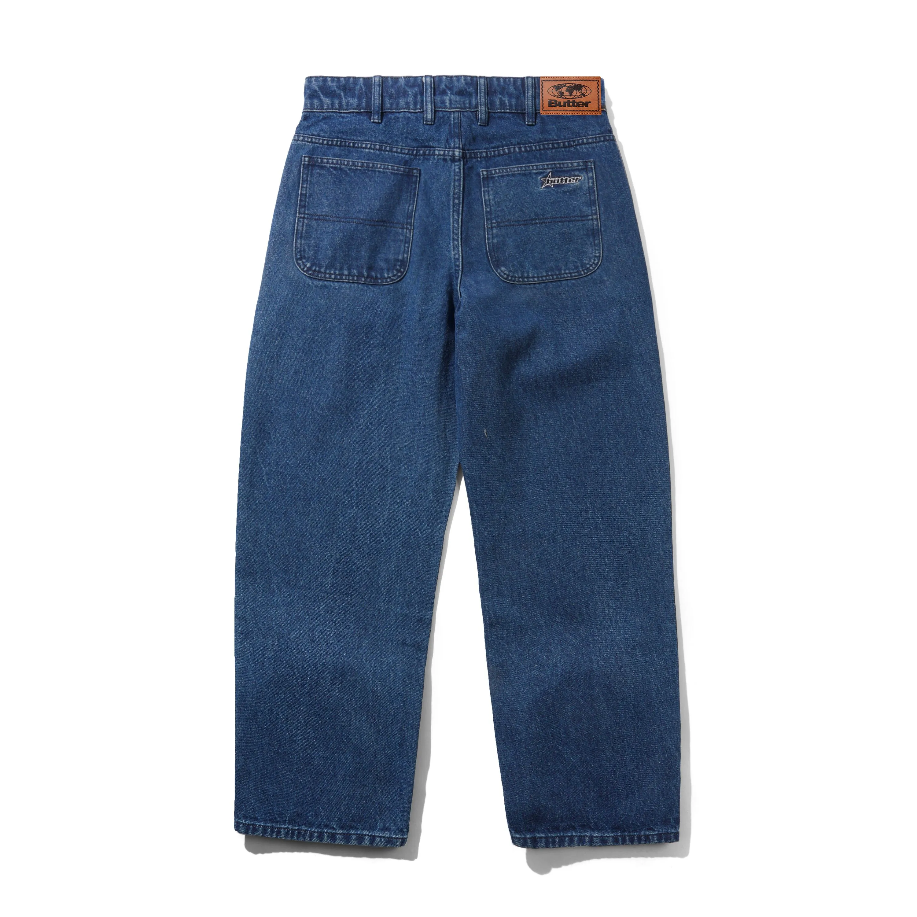 Racer Denim Jeans, Washed Dark Blue sold by Butter product image thumbnail 2