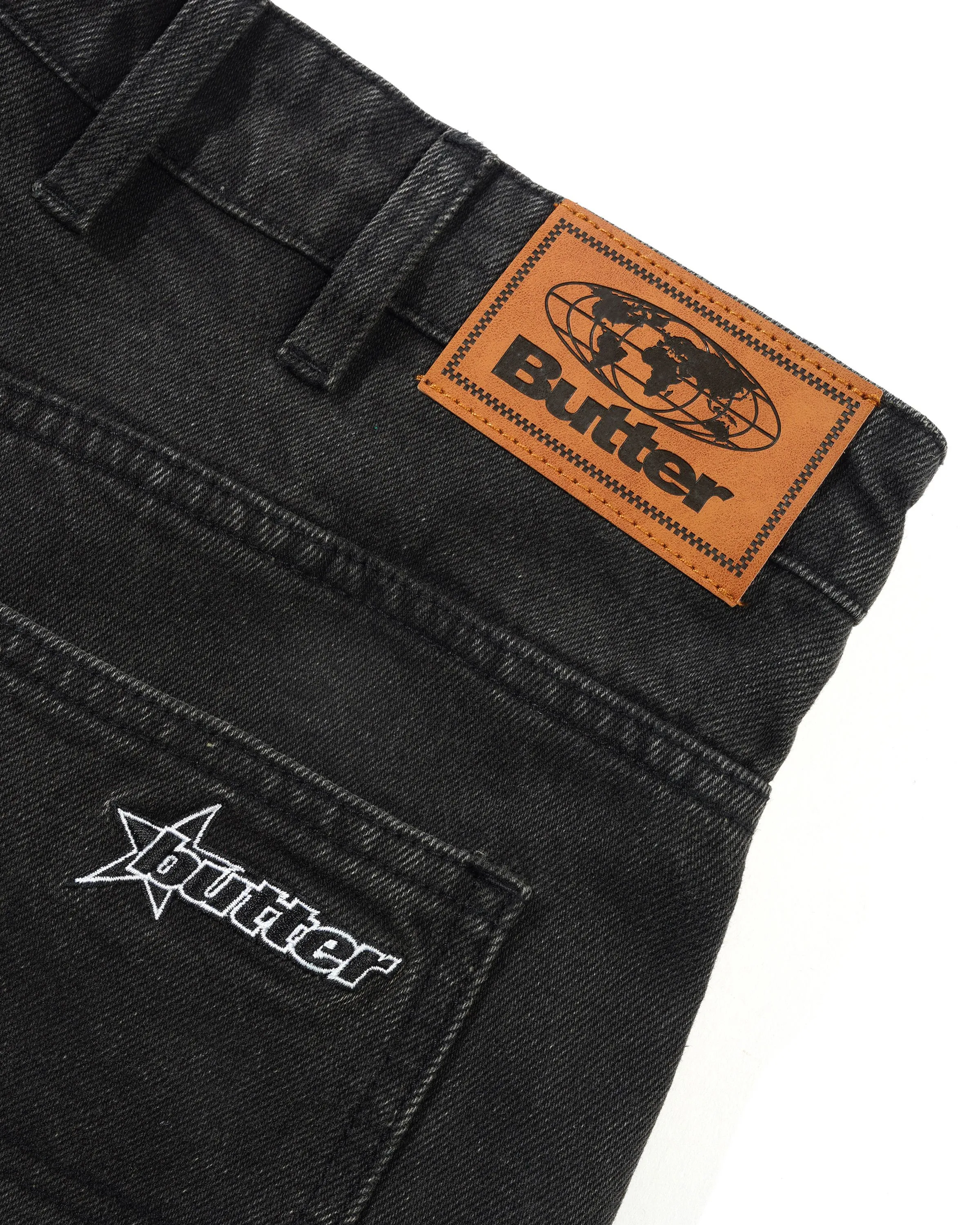 Racer Denim Jeans, Faded Black sold by Butter product image thumbnail 3