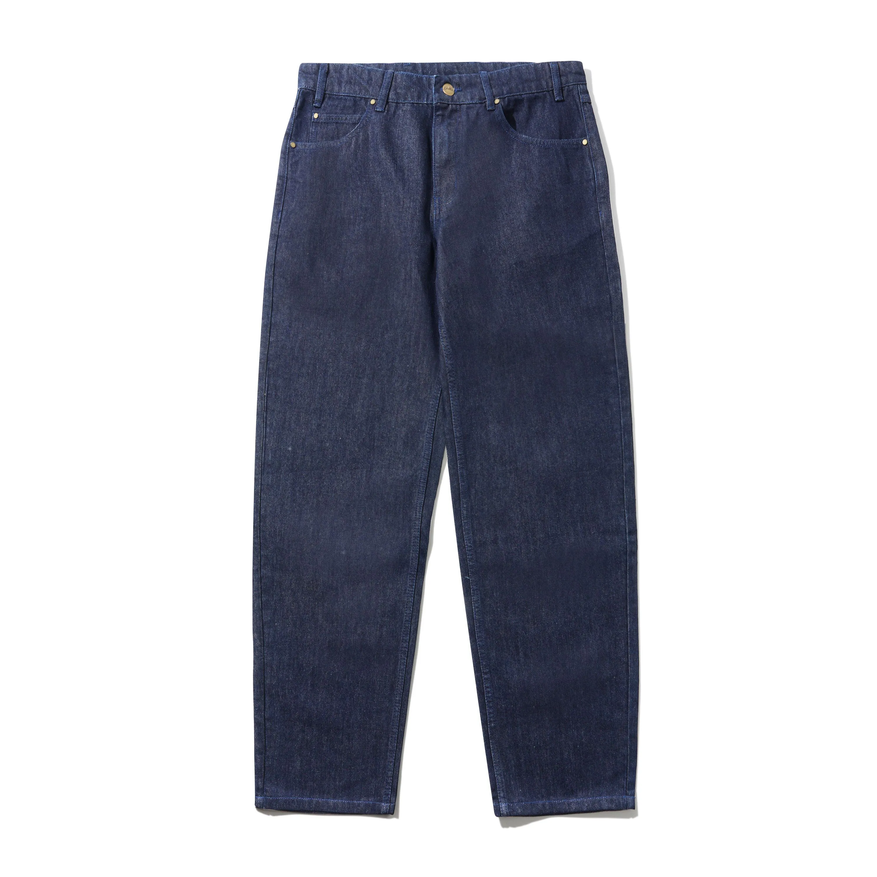 Straight Leg Denim Jeans, Dark Indigo sold by Butter