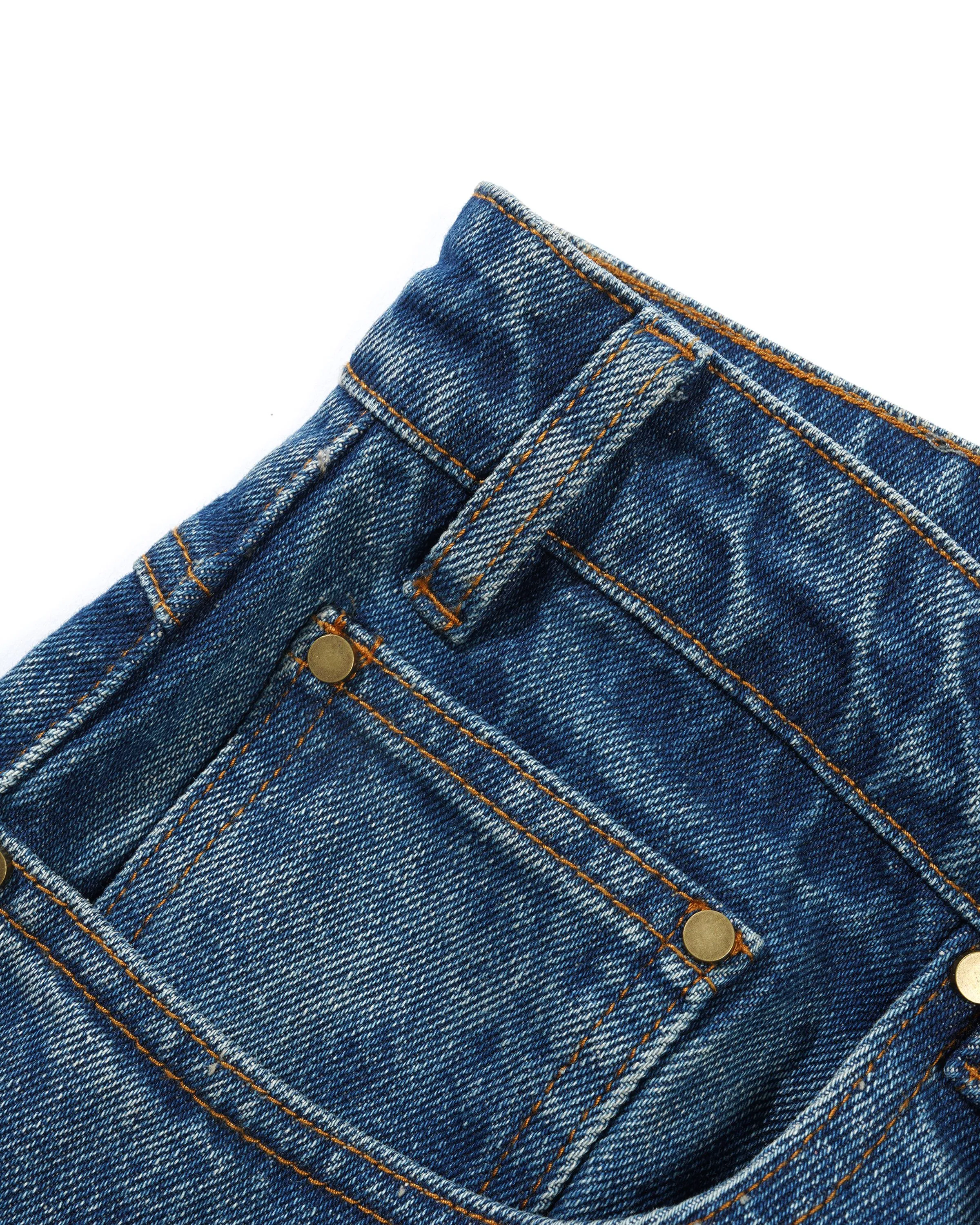Wide Cut Denim Jeans, Mid Blue sold by Butter product image thumbnail 4
