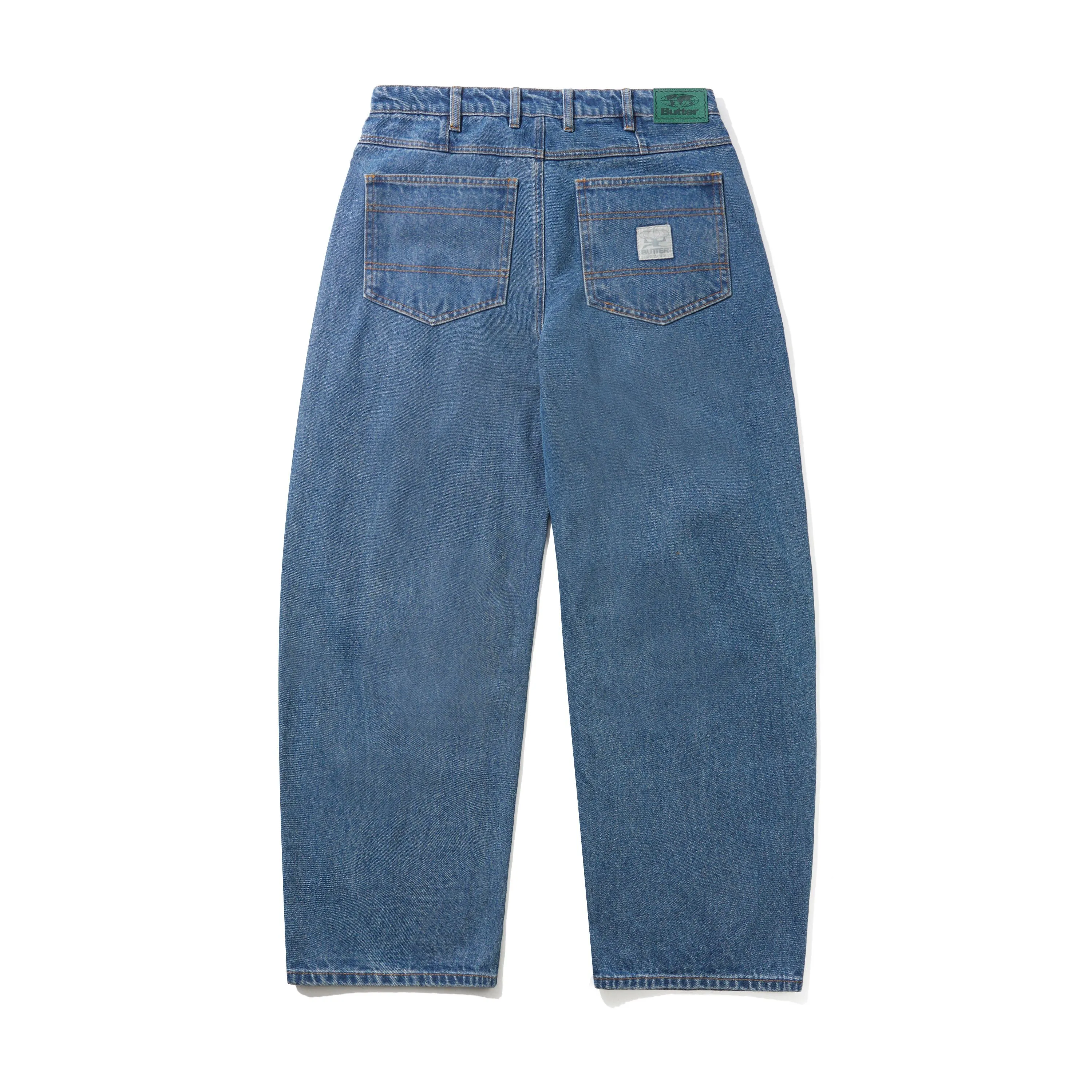 Wide Cut Denim Jeans, Mid Blue sold by Butter product image thumbnail 2