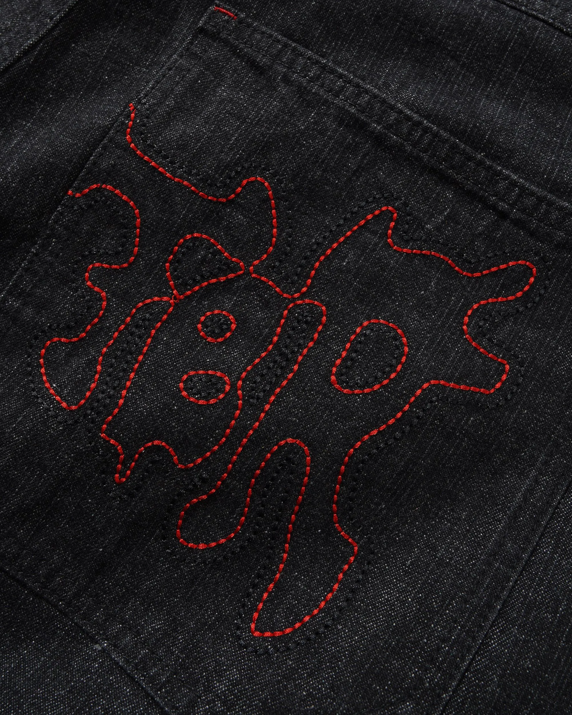 Blotch Denim Jeans, Streaky Black sold by Butter product image thumbnail 4