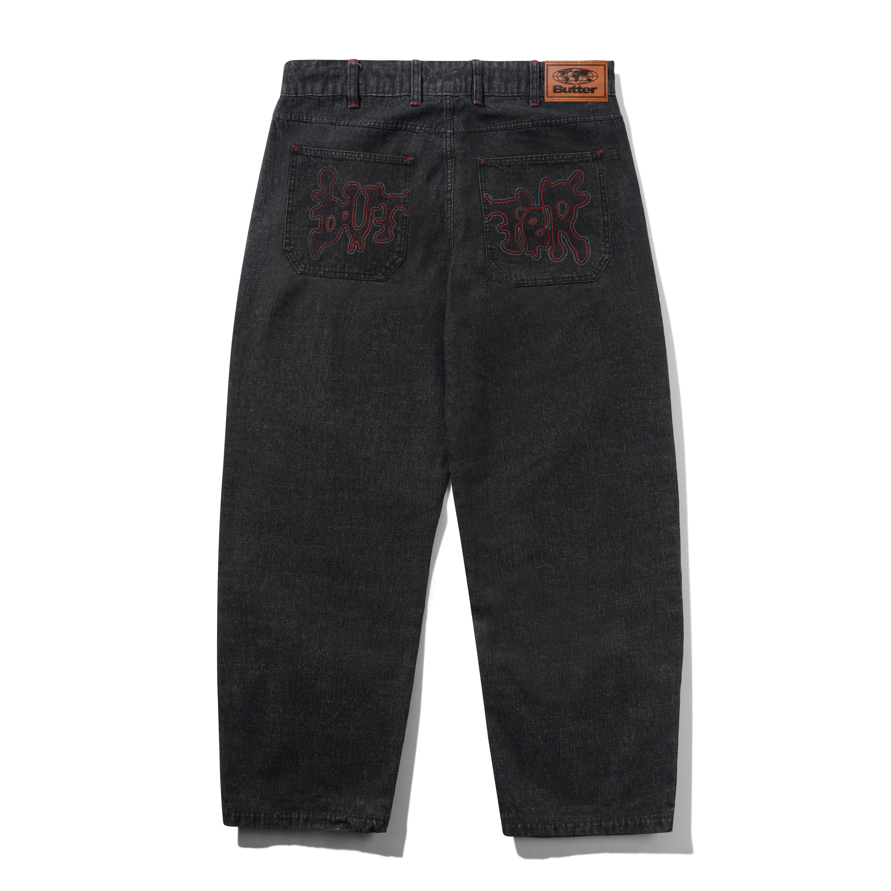 Blotch Denim Jeans, Streaky Black sold by Butter product image thumbnail 2