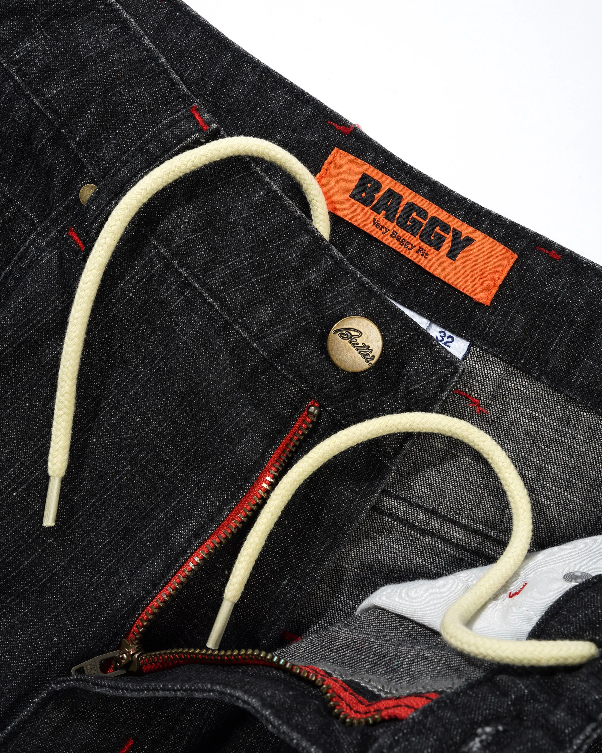 Blotch Denim Jeans, Streaky Black sold by Butter product image thumbnail 3