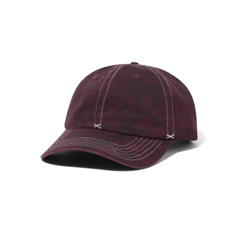 Woods Camo 6 Panel Cap, Rust made by Butter