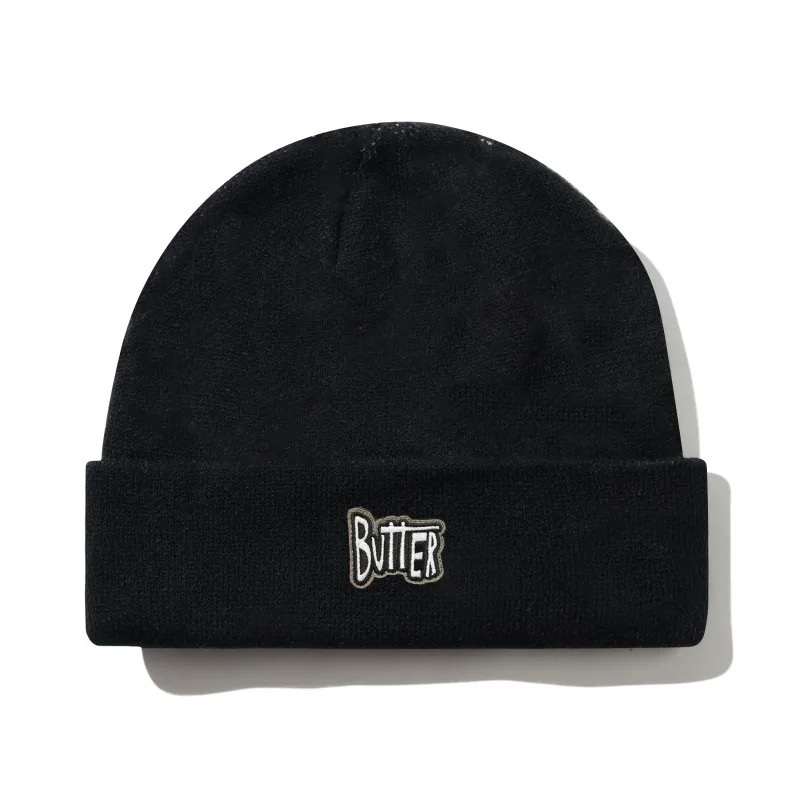 Sketch Patch Beanie, Black made by Butter