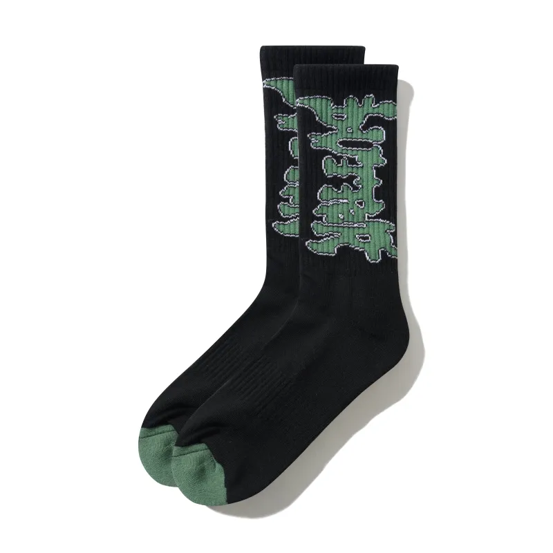 Blotch Socks, Black made by Butter