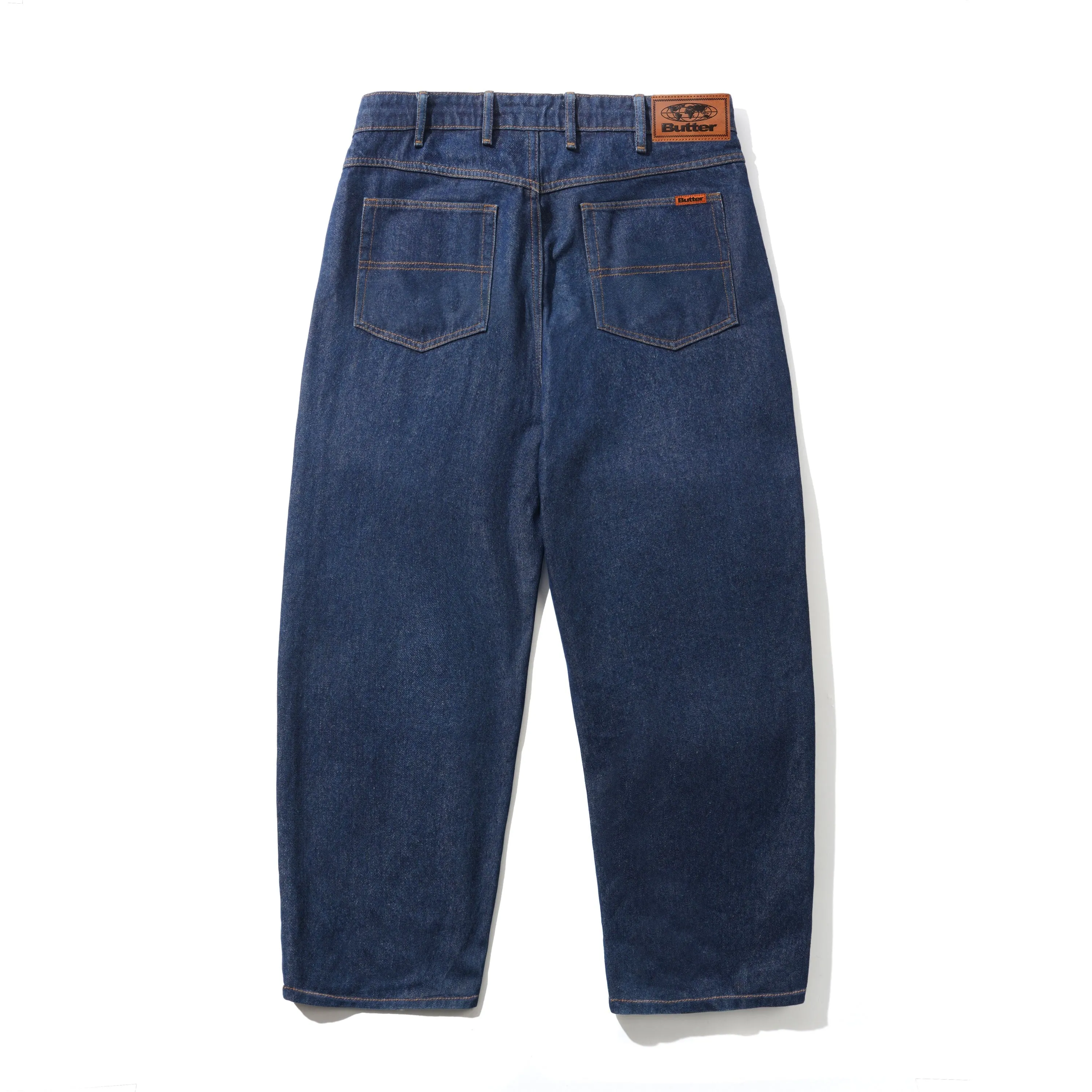 Relaxed Denim Jeans, Dark Indigo sold by Butter product image thumbnail 2
