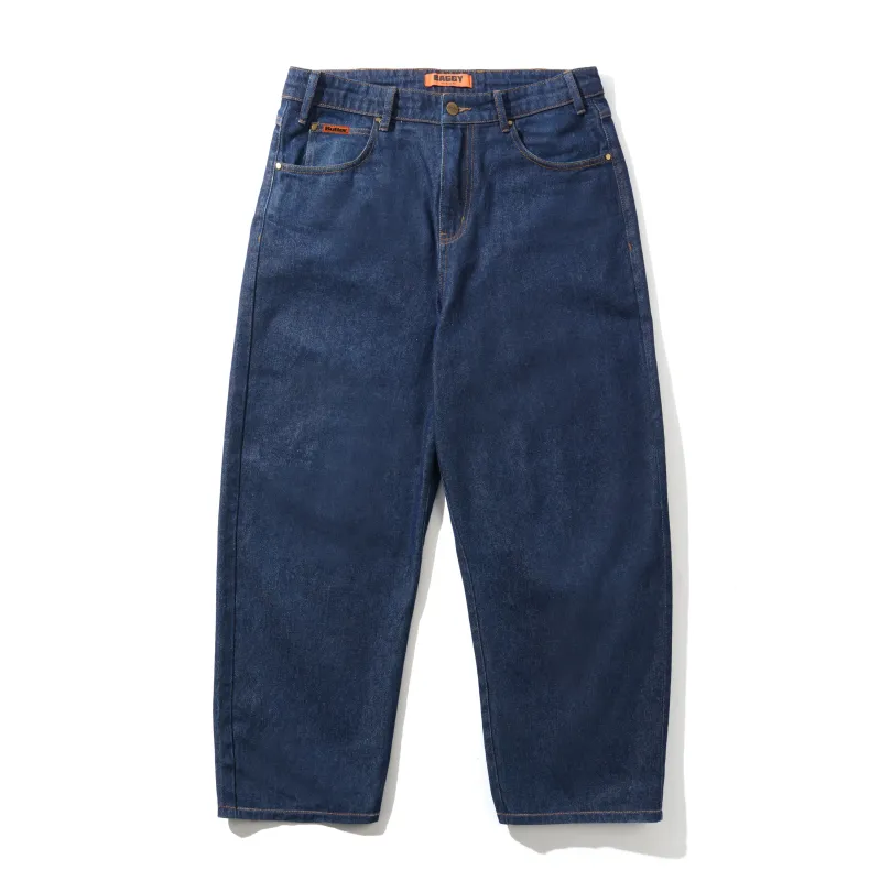 Baggy Denim Jeans, Dark Indigo sold by Butter