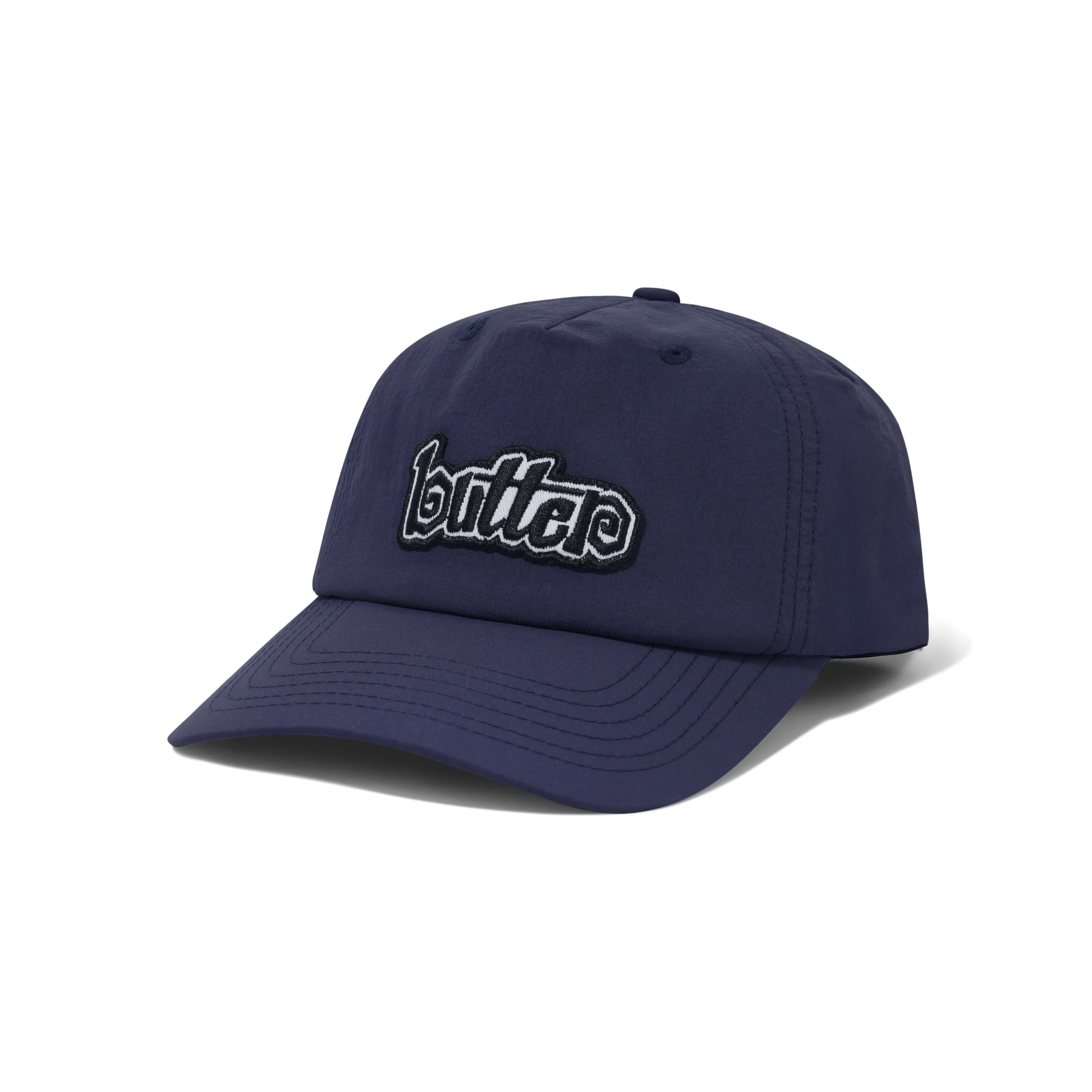Swirl 5 Panel Cap, Navy sold by Butter