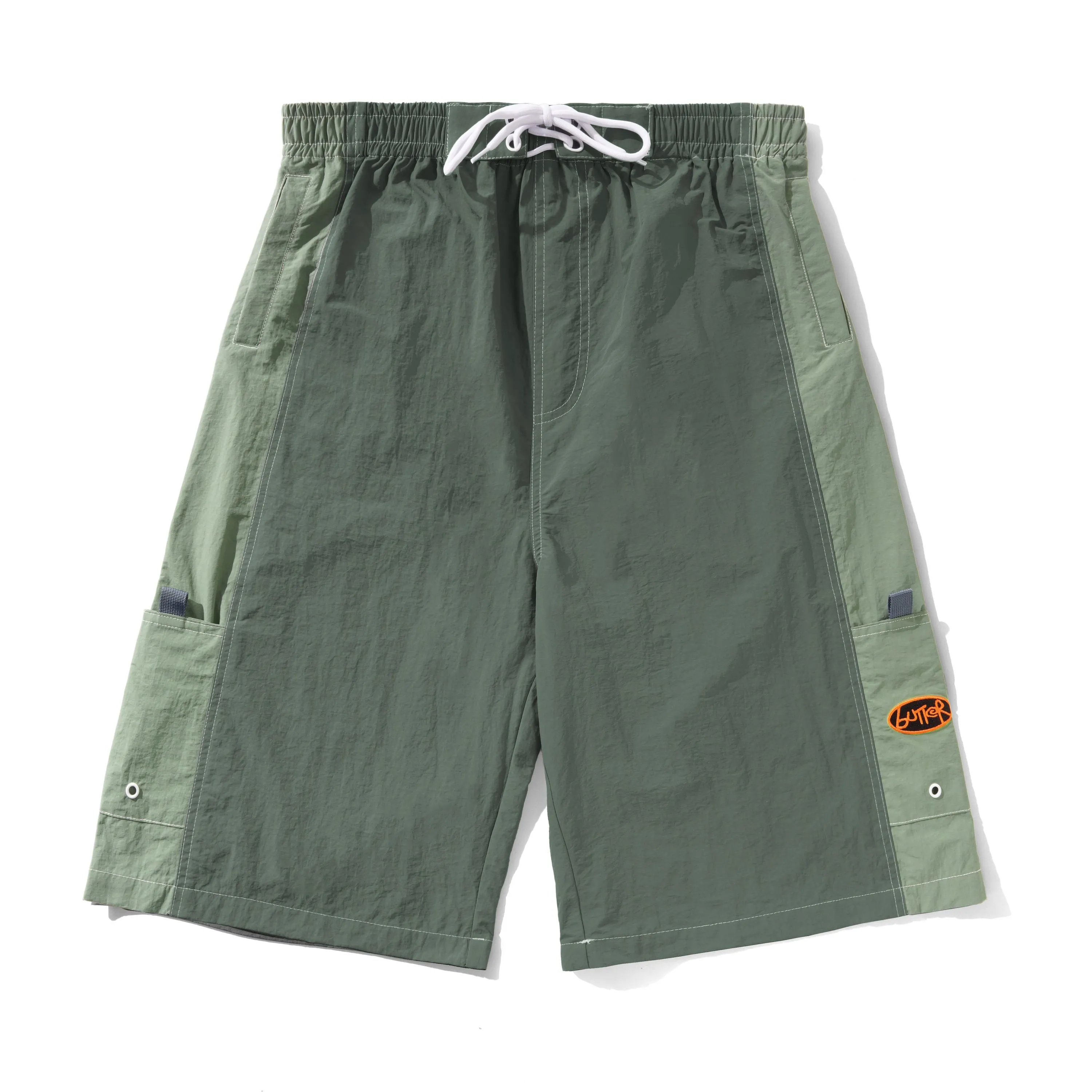 Abseil Boardshorts, Sage / Jungle sold by Butter