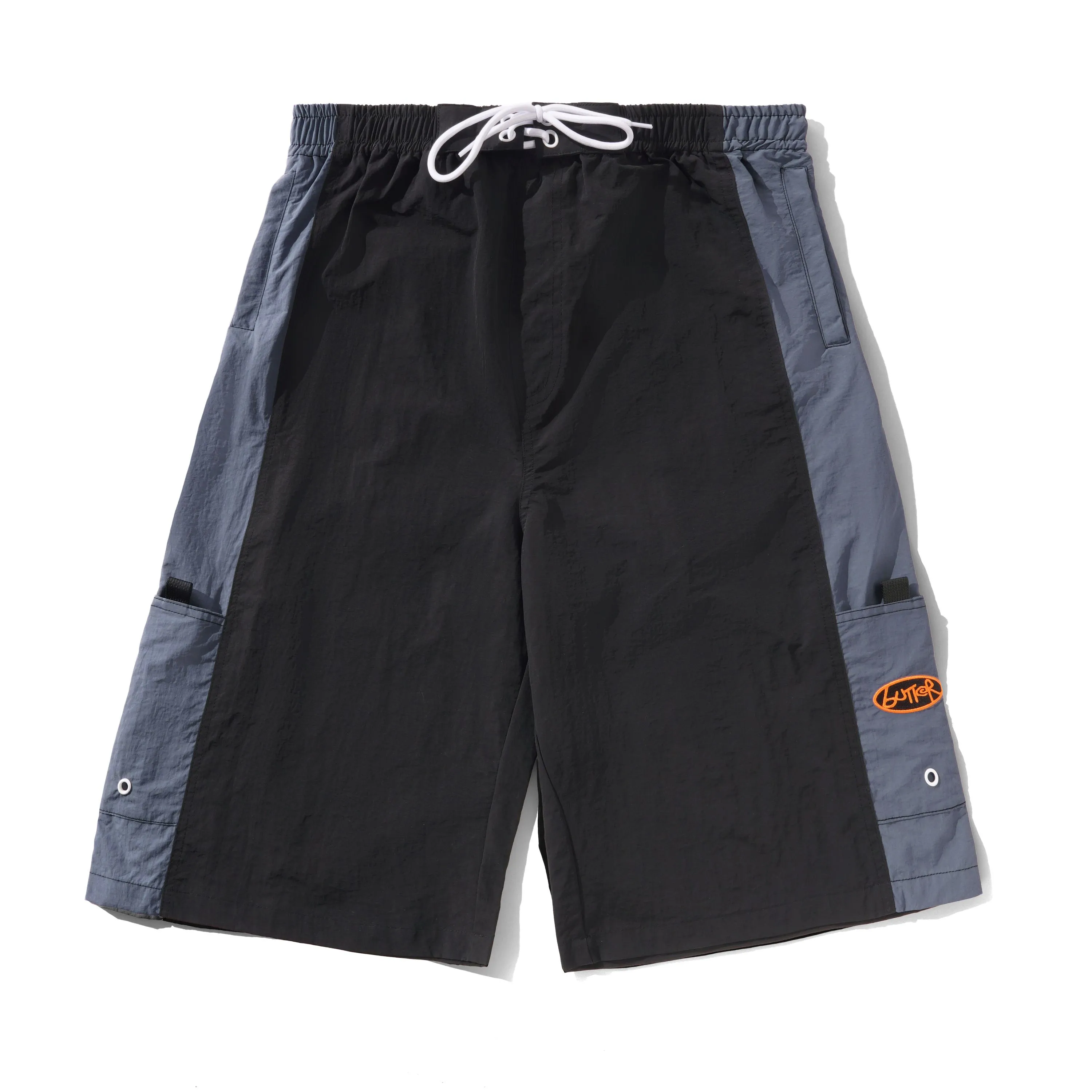 Abseil Boardshorts, Black / Slate sold by Butter