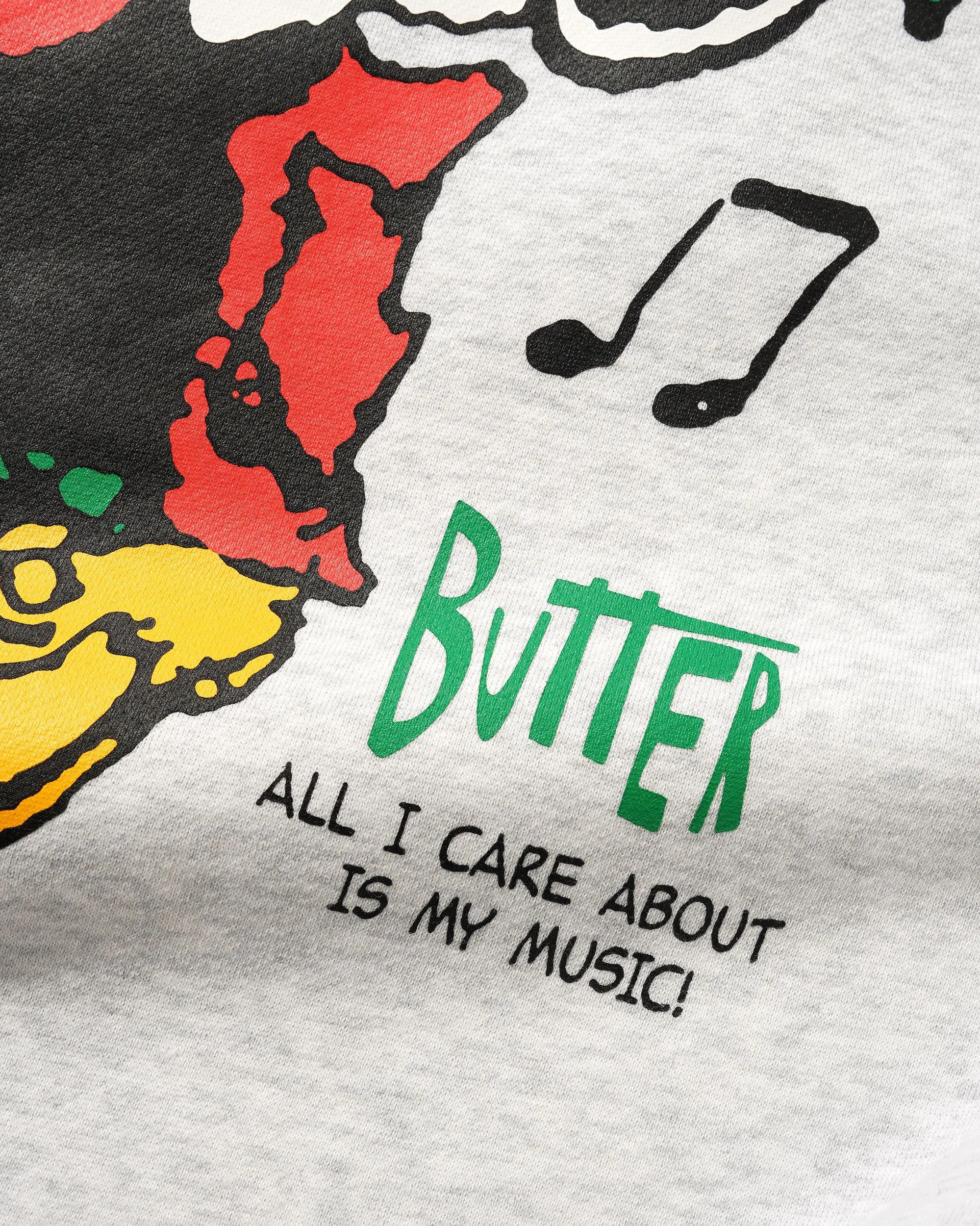 Music Crewneck, Ash sold by Butter product image thumbnail 2