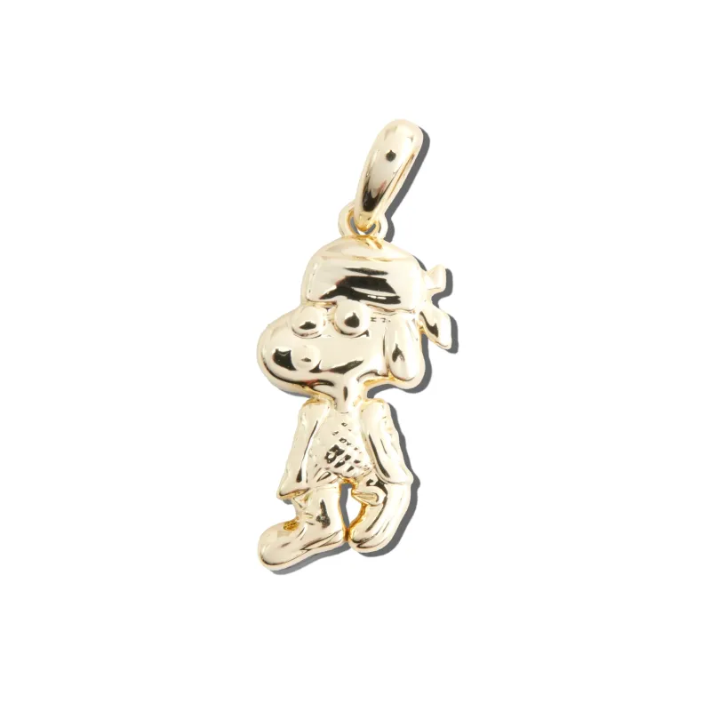 Snoopy Pendant, Gold made by Butter