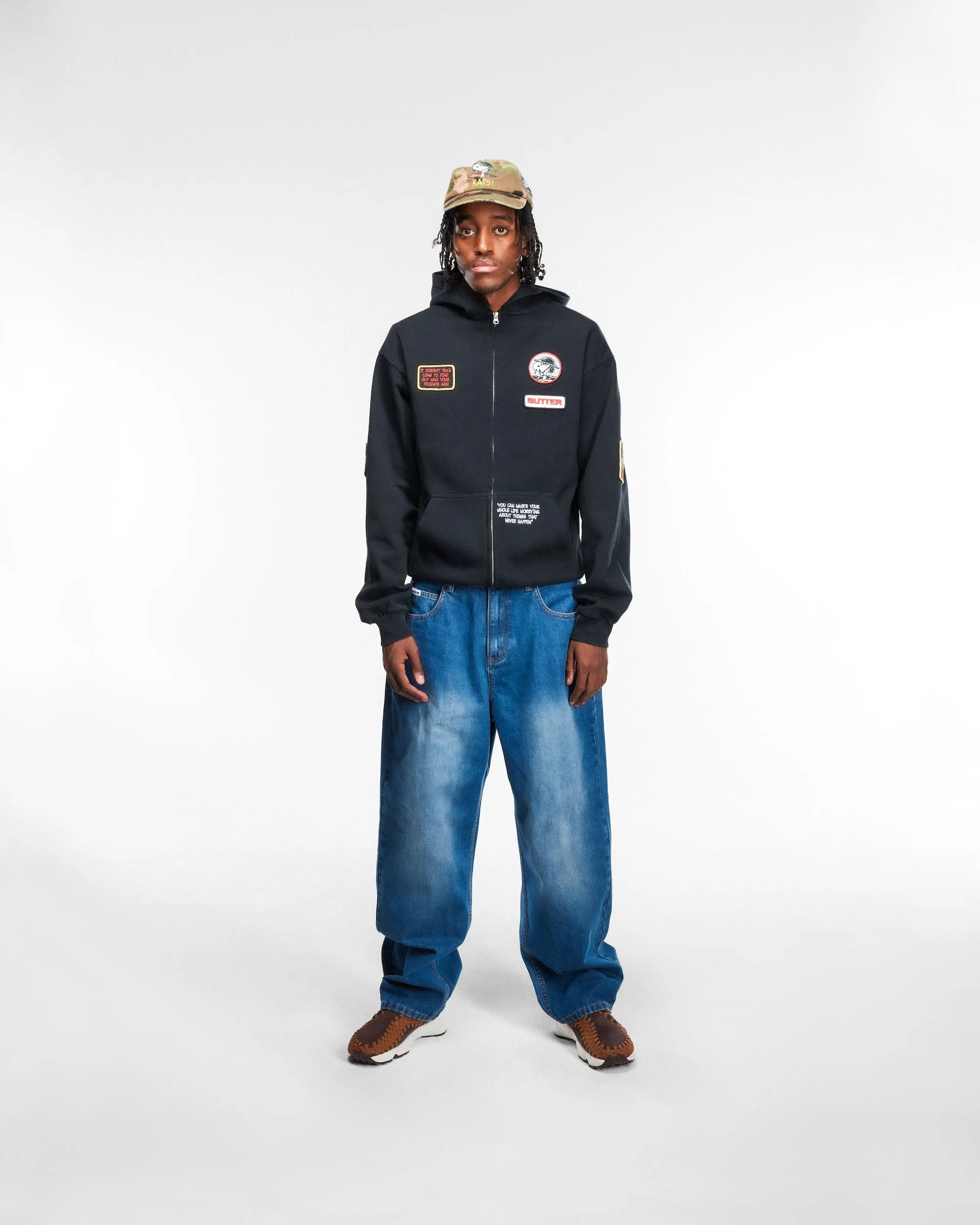 Spike Denim Jeans, Distressed Indigo sold by Butter product image thumbnail 5