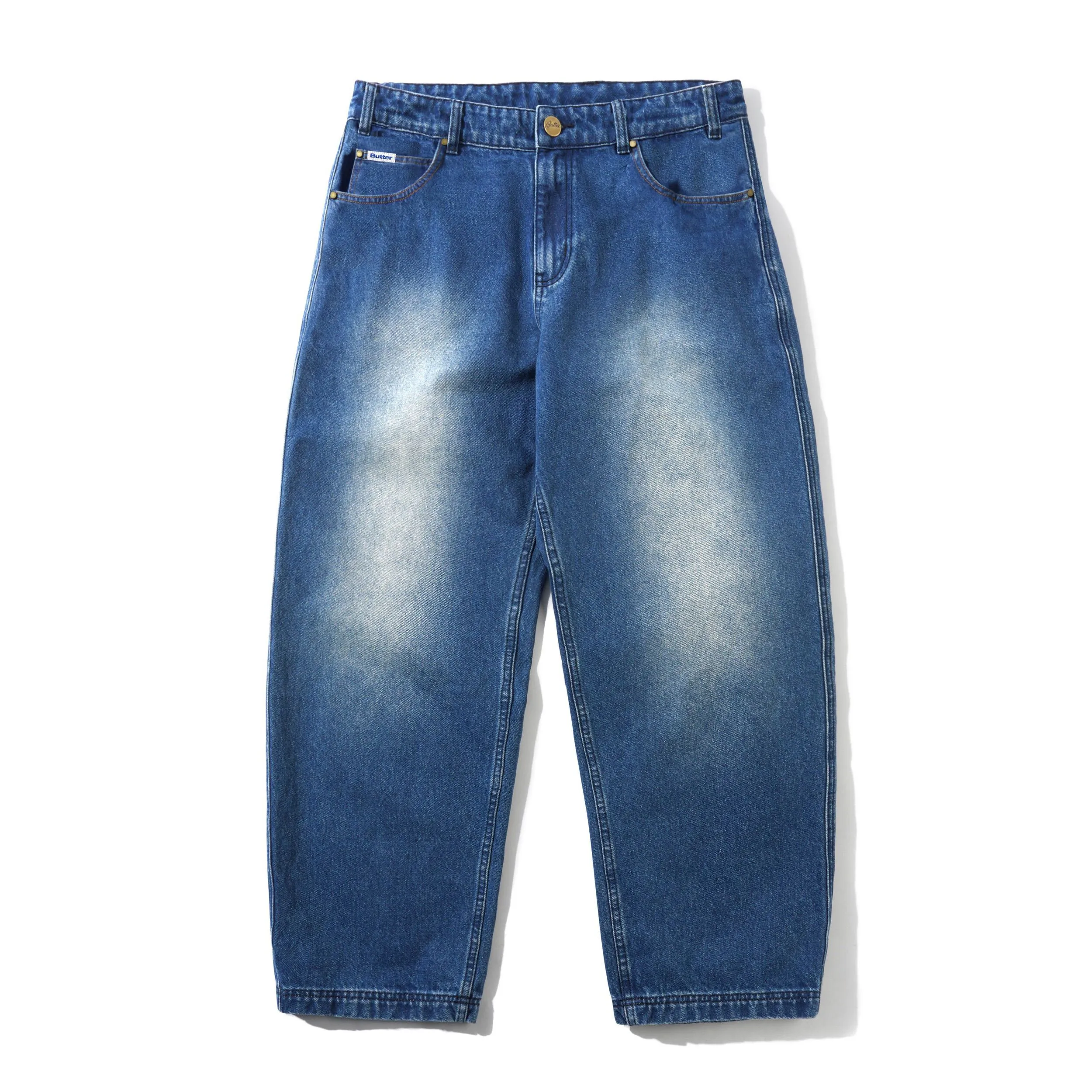 Spike Denim Jeans, Distressed Indigo sold by Butter