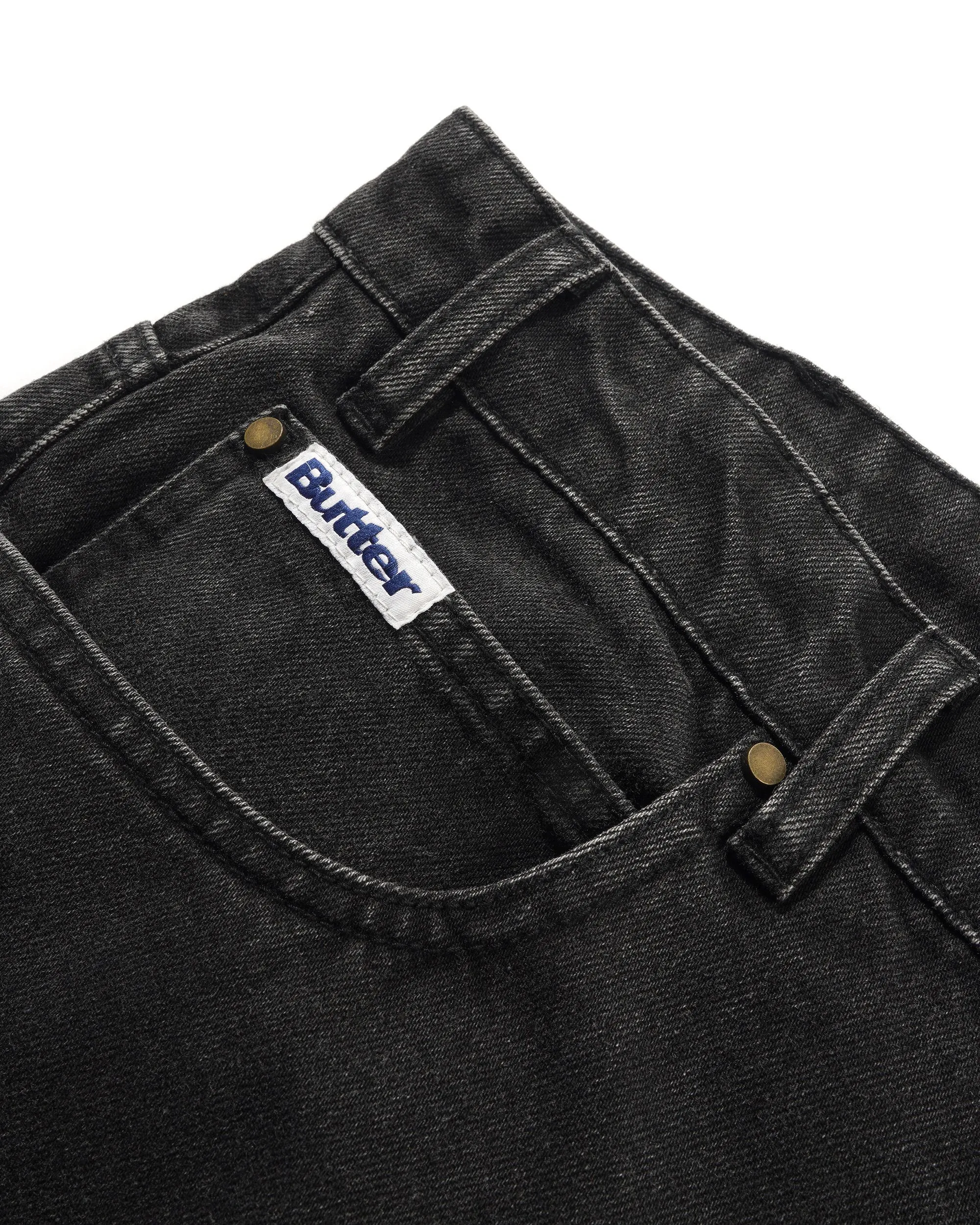 Spike Denim Jeans, Faded Black sold by Butter product image thumbnail 4