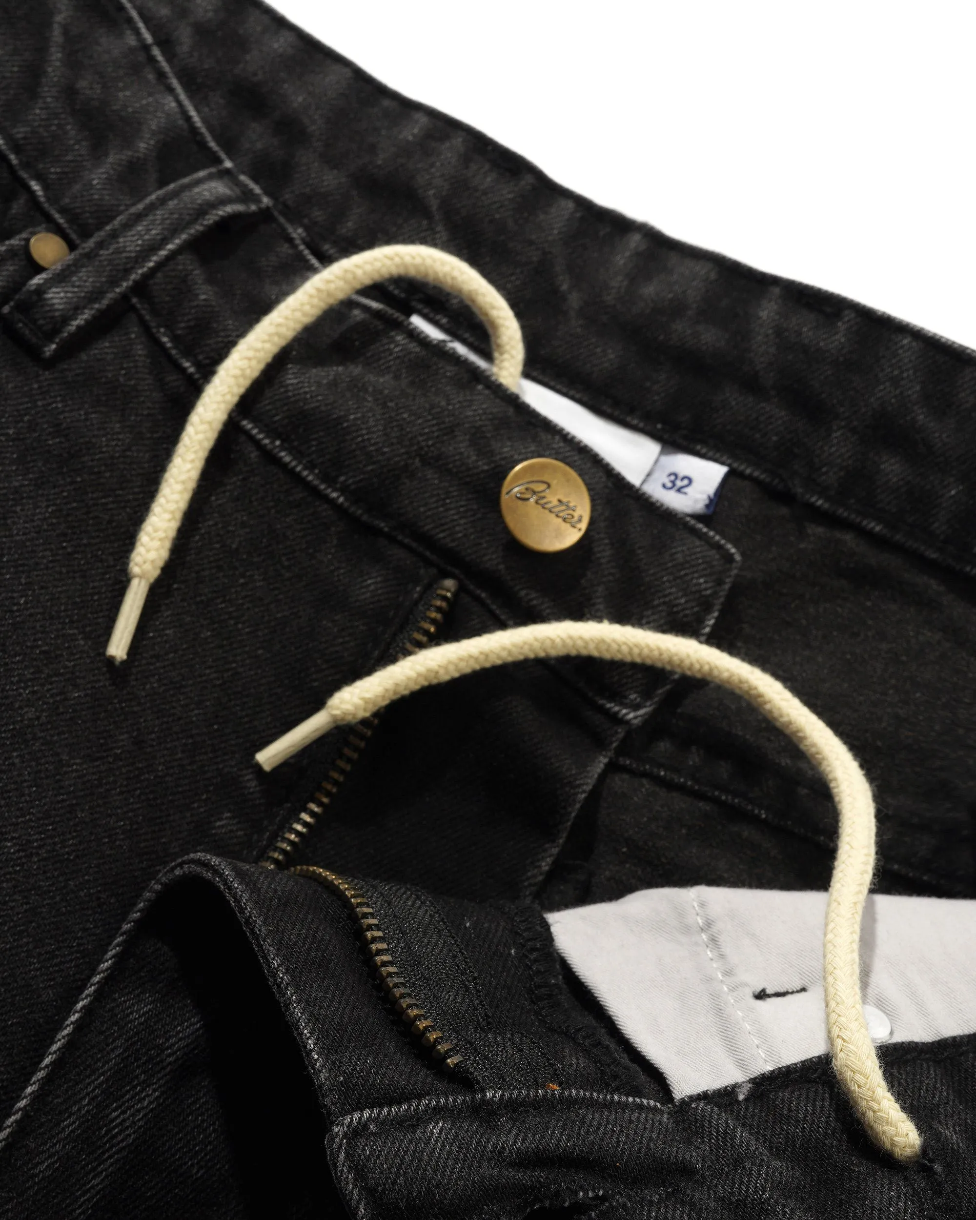 Spike Denim Jeans, Faded Black sold by Butter product image thumbnail 5