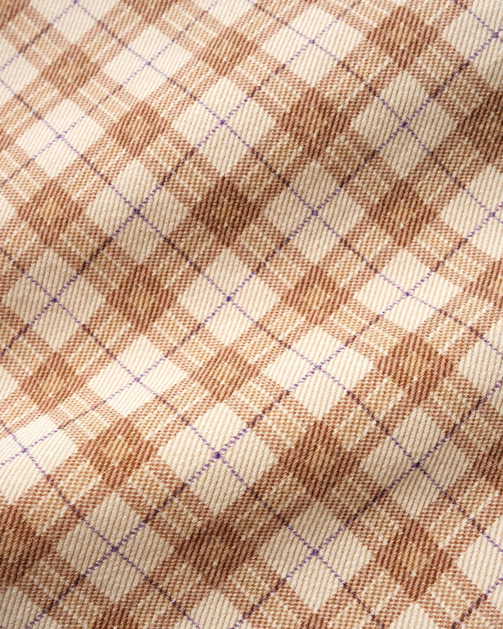 Spike Work Shorts, Sandstone Plaid sold by Butter product image thumbnail 4