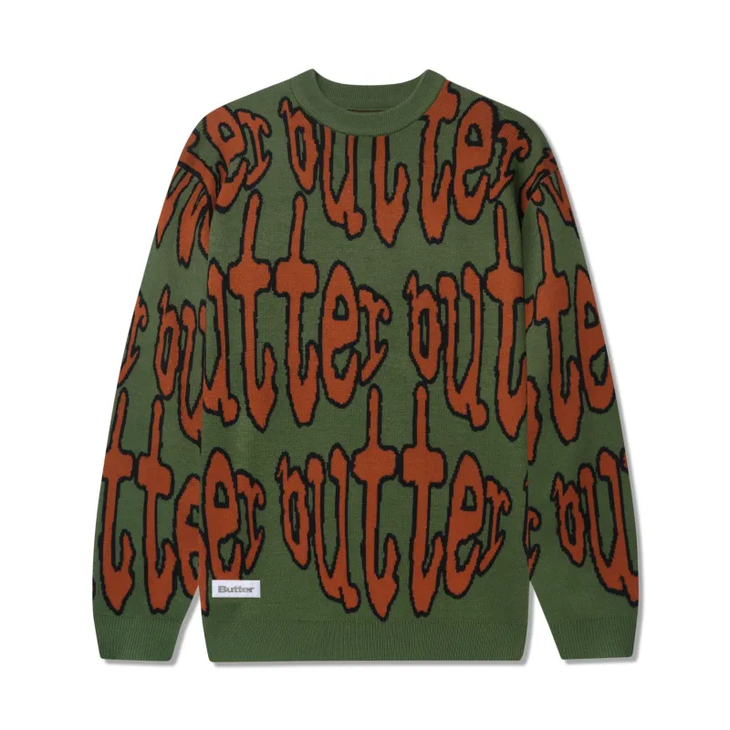 Frenzy Knit Sweater, Fatigue made by Butter