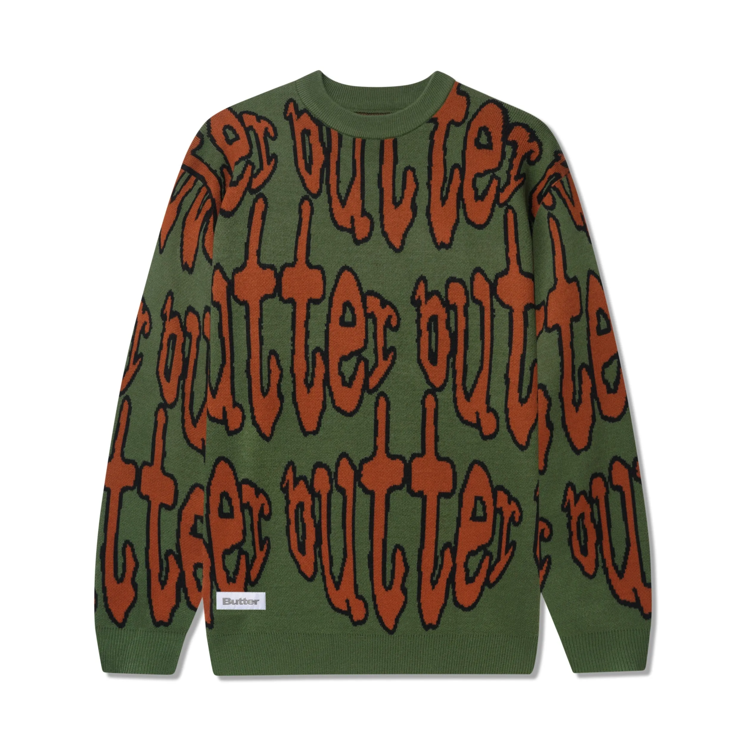 Frenzy Knit Sweater, Fatigue sold by Butter