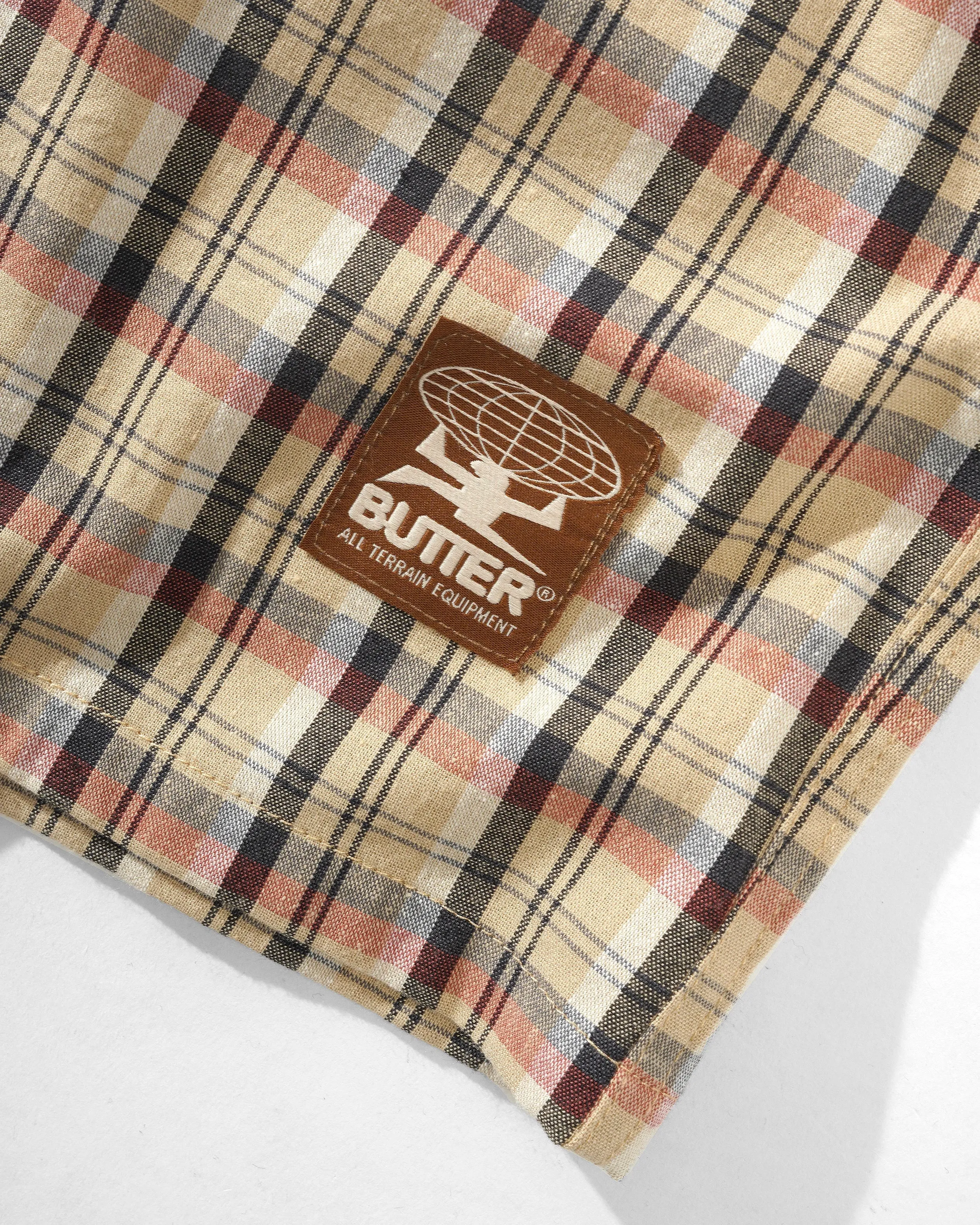 Terrain Plaid Shirt, Sand sold by Butter product image thumbnail 2