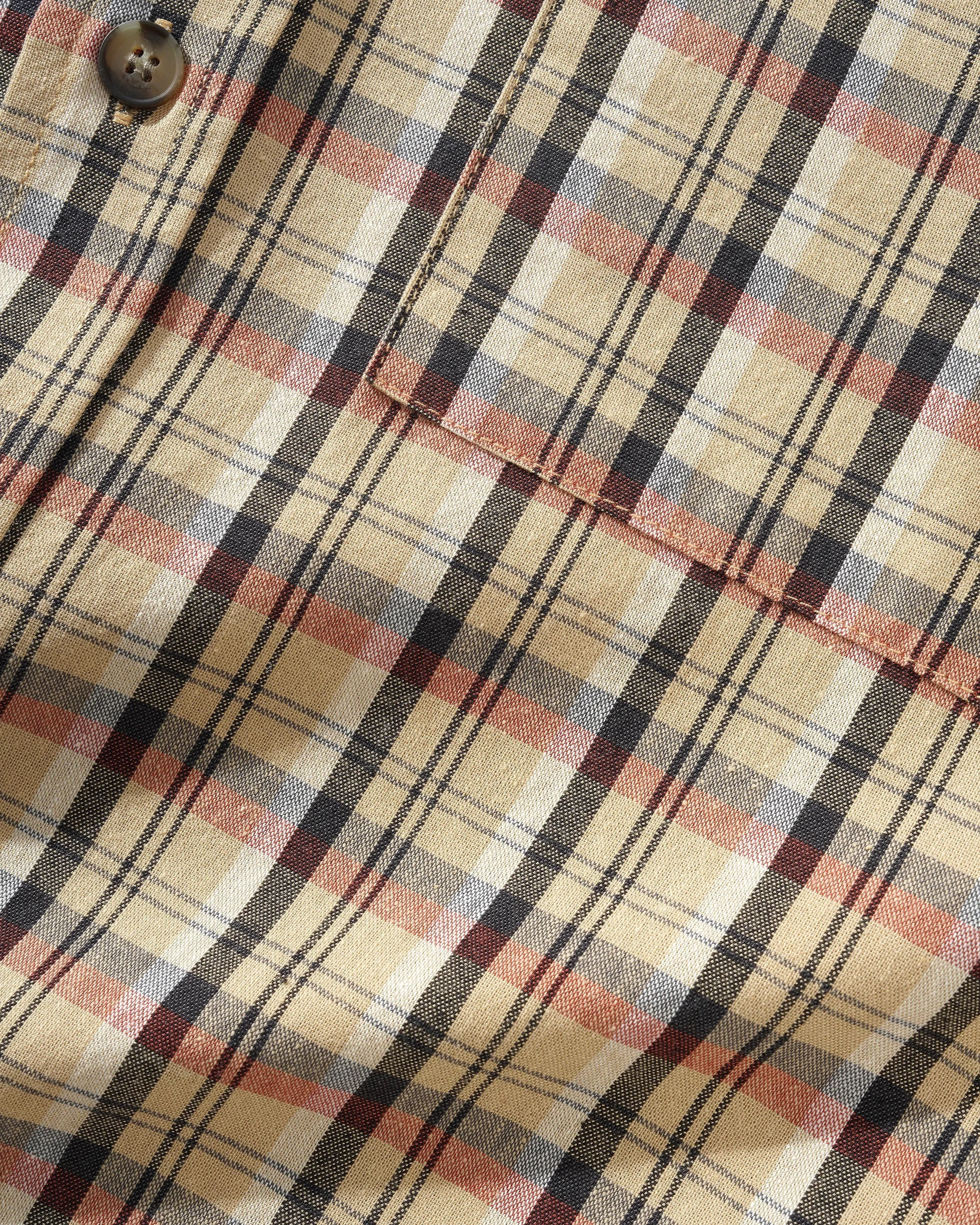 Terrain Plaid Shirt, Sand sold by Butter product image thumbnail 3