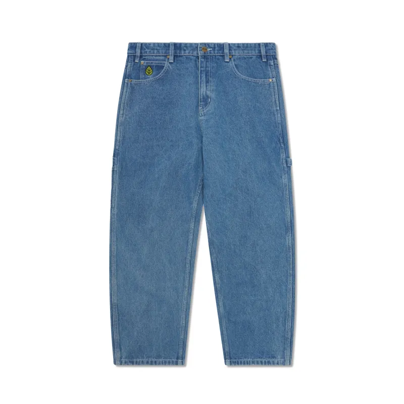 Weathergear Heavy Weight Denim Jeans, Mid Blue sold by Butter