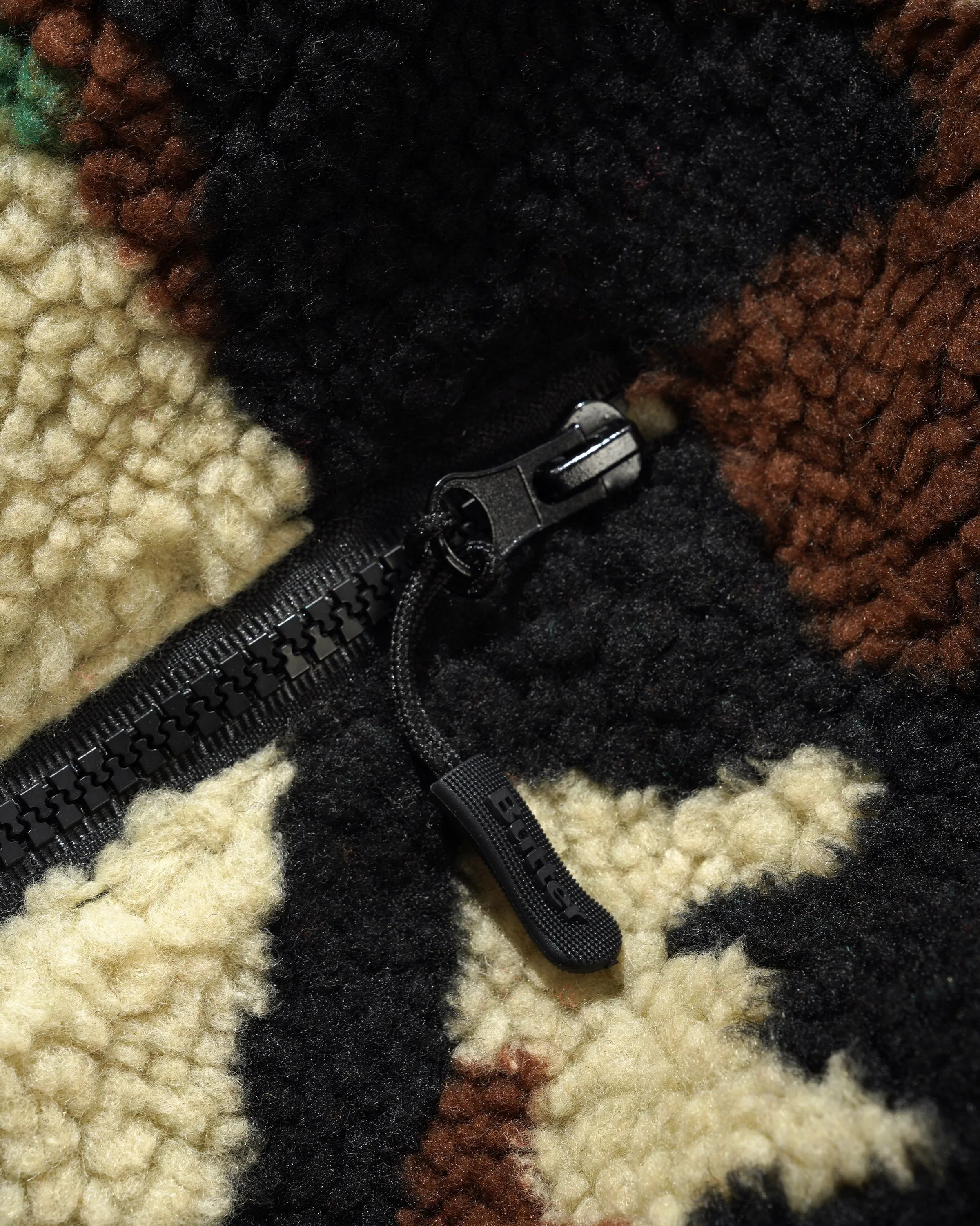 Camo Sherpa Jacket, Forest Green sold by Butter product image thumbnail 4