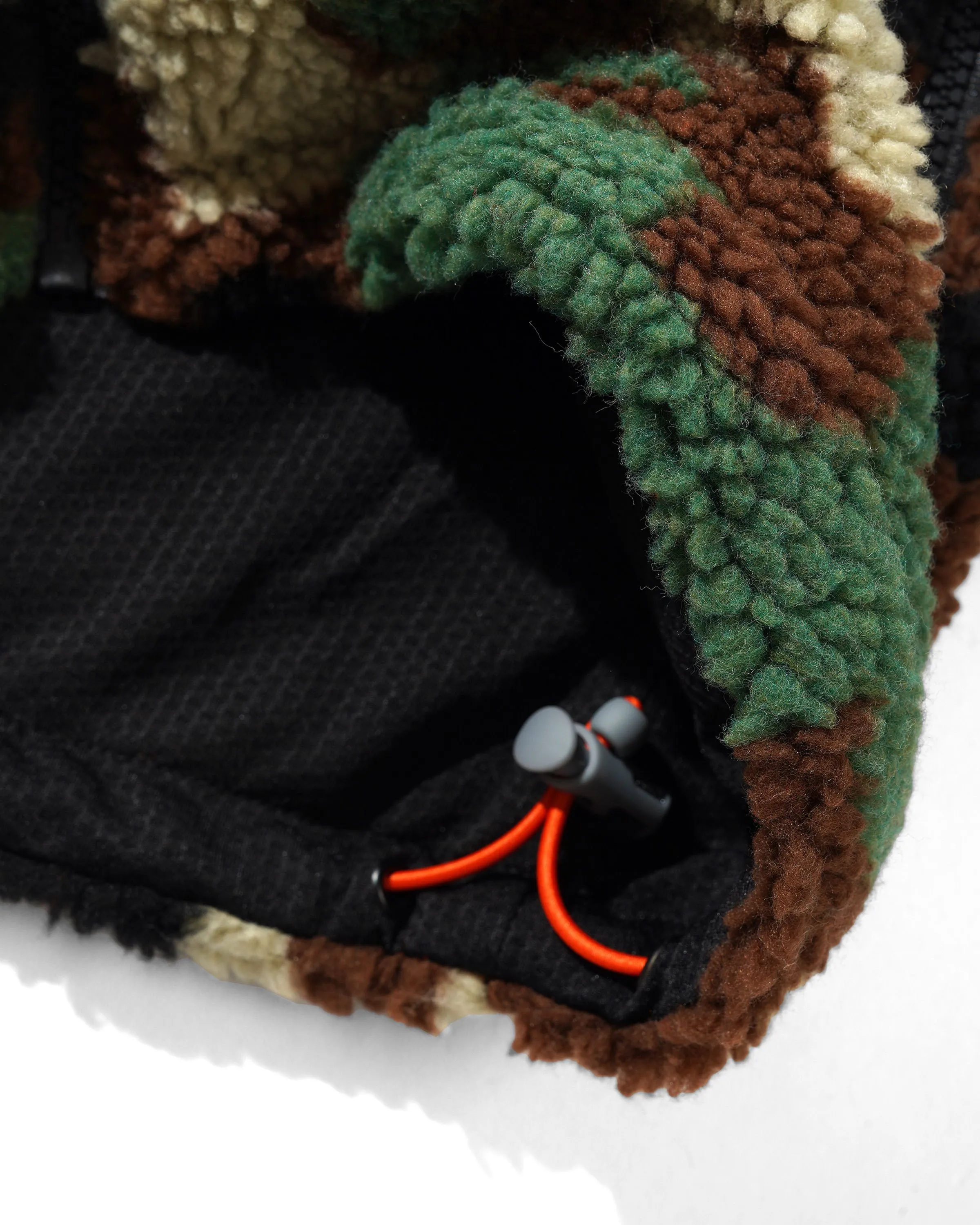 Camo Sherpa Jacket, Forest Green sold by Butter product image thumbnail 3