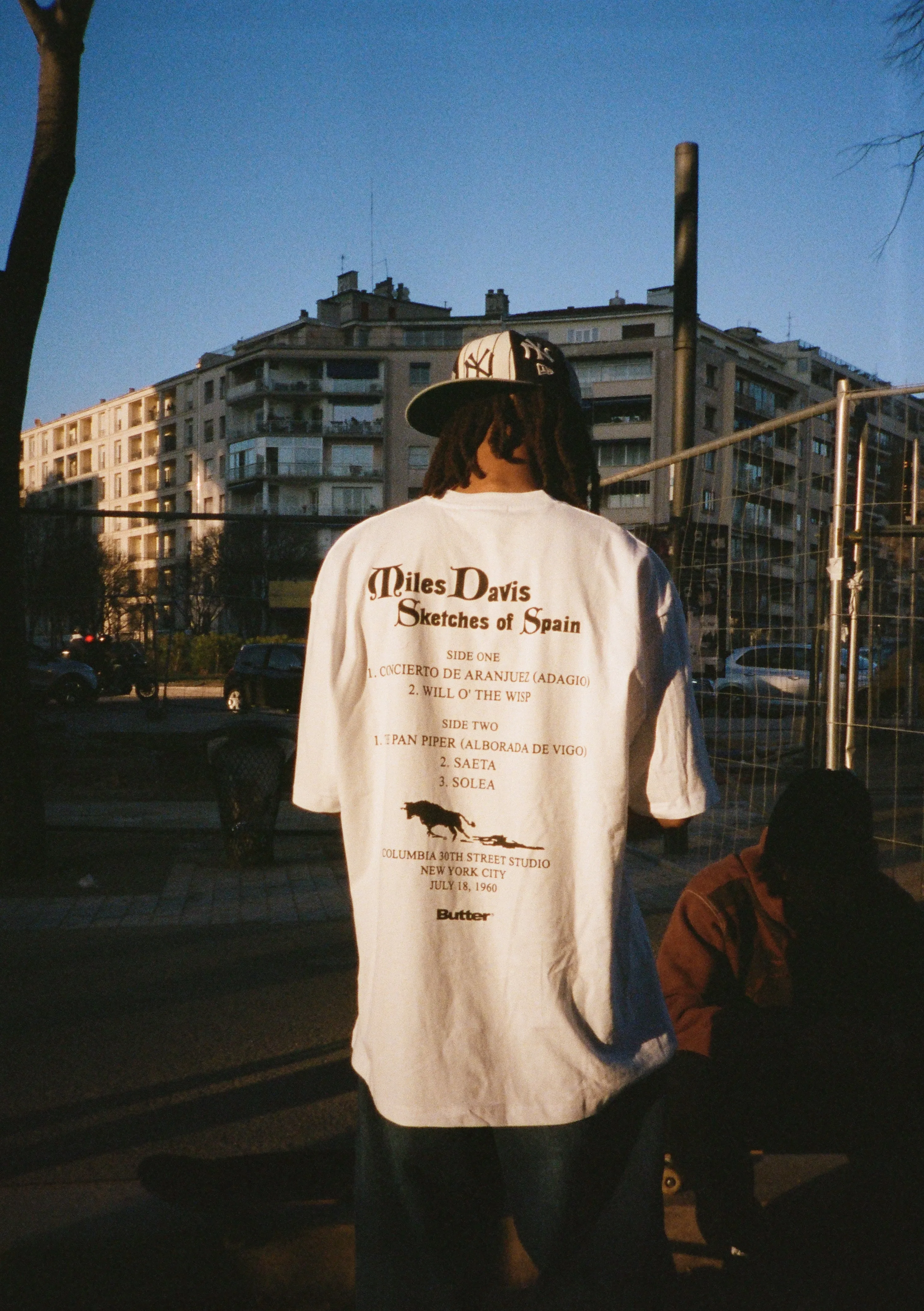 Sketches Of Spain Tee, White sold by Butter product image thumbnail 5