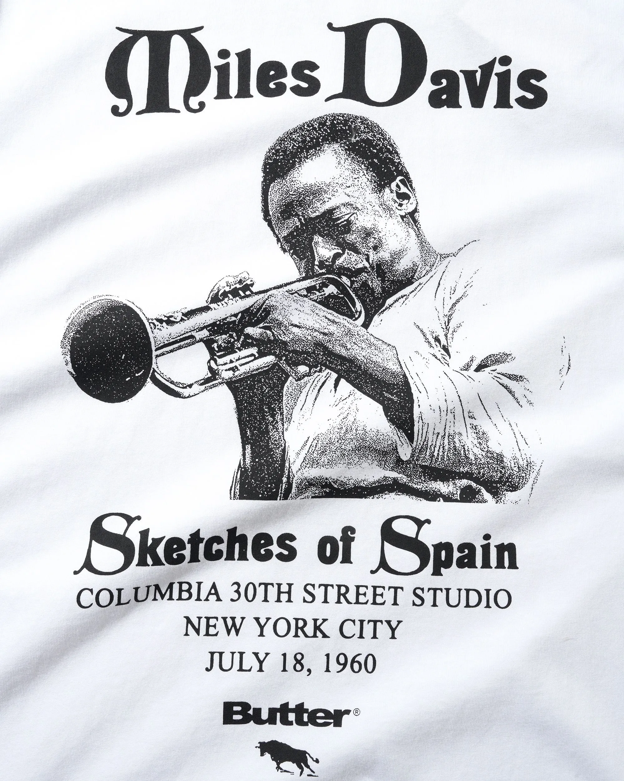 Sketches Of Spain Tee, White sold by Butter product image thumbnail 3