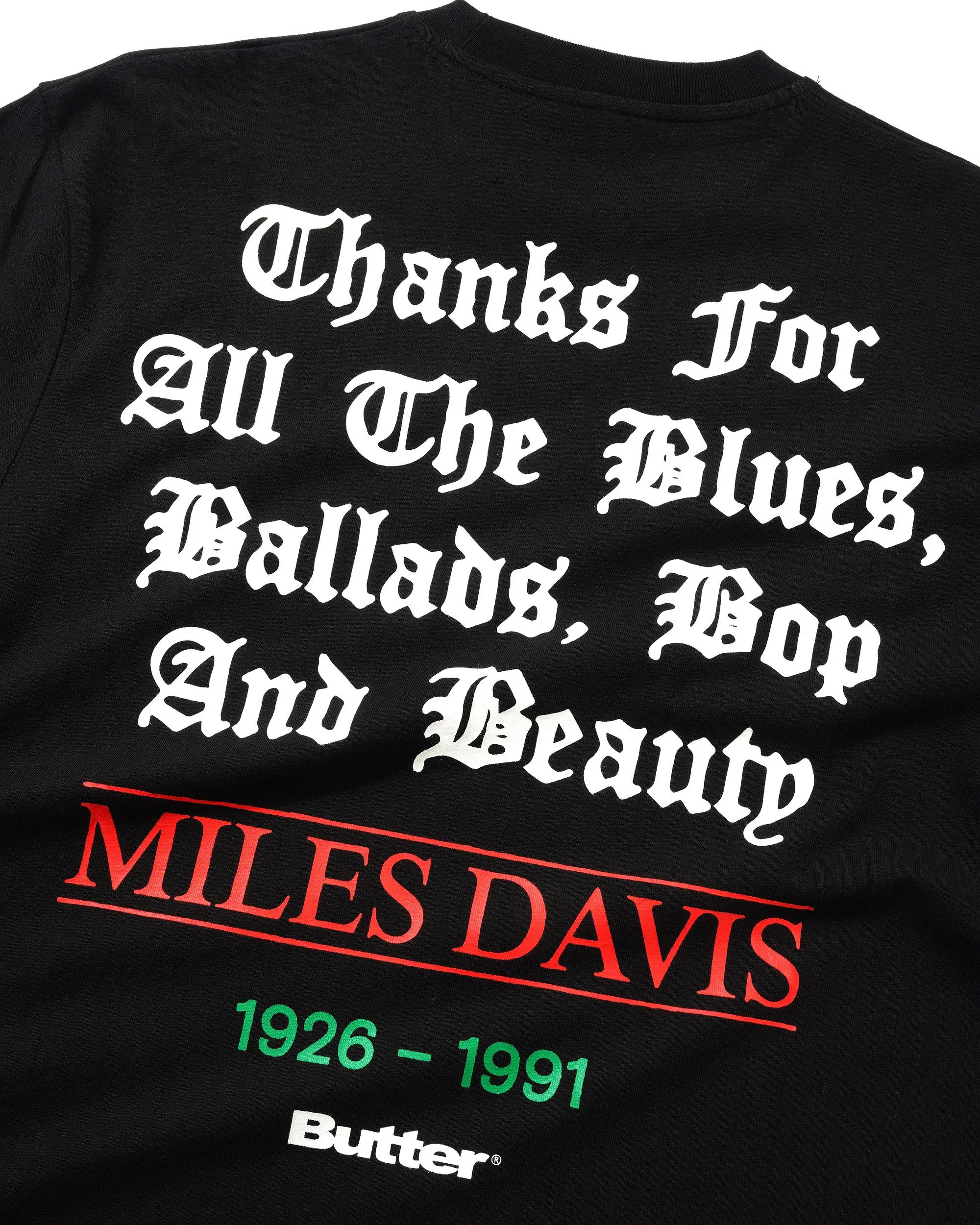 Thanks Tee, Black sold by Butter product image thumbnail 4