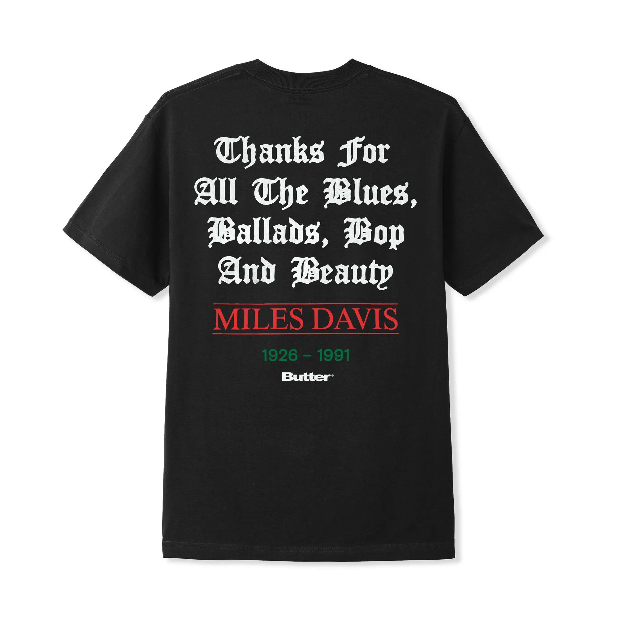 Thanks Tee, Black sold by Butter product image thumbnail 2