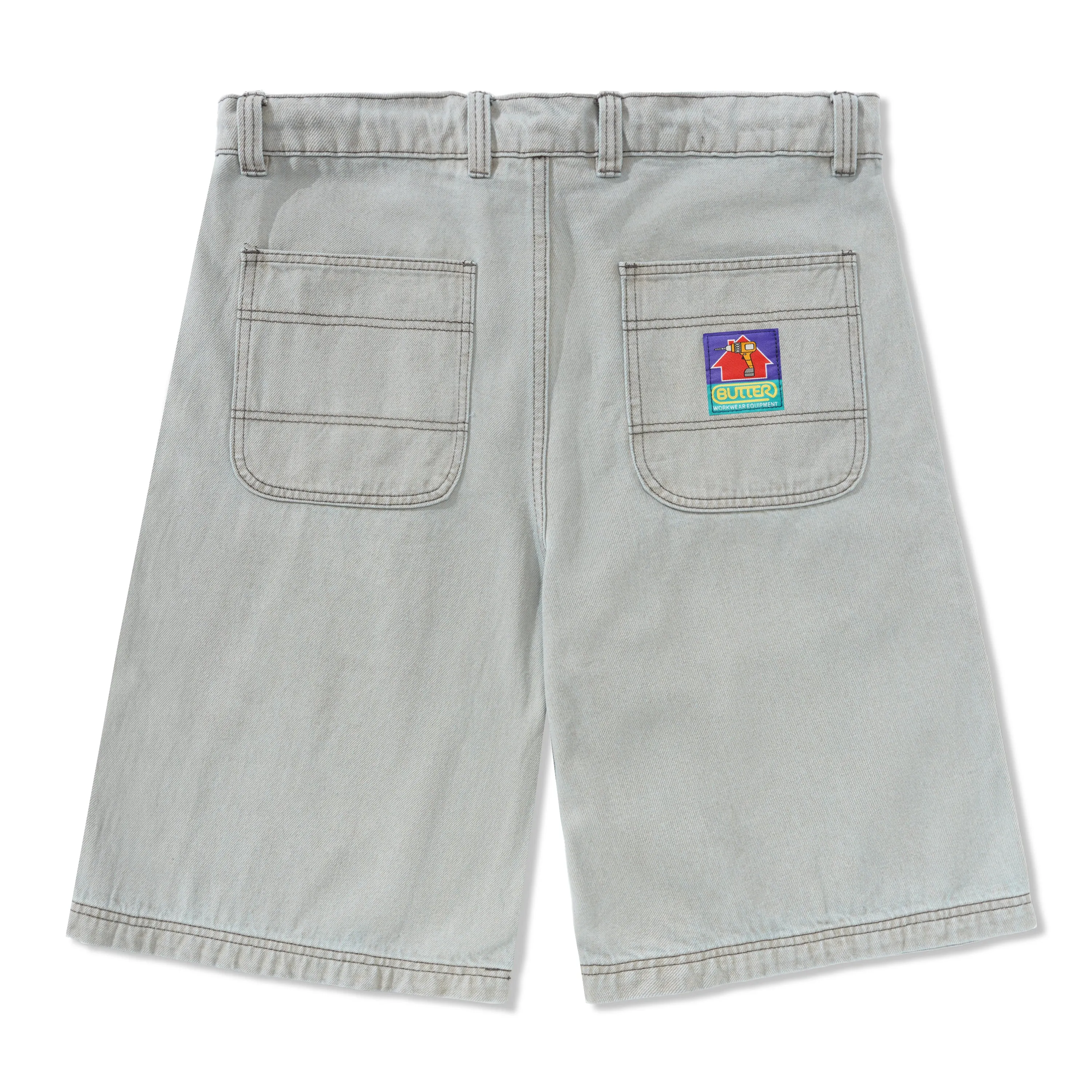 Work Shorts, Grey Overwash sold by Butter product image thumbnail 2