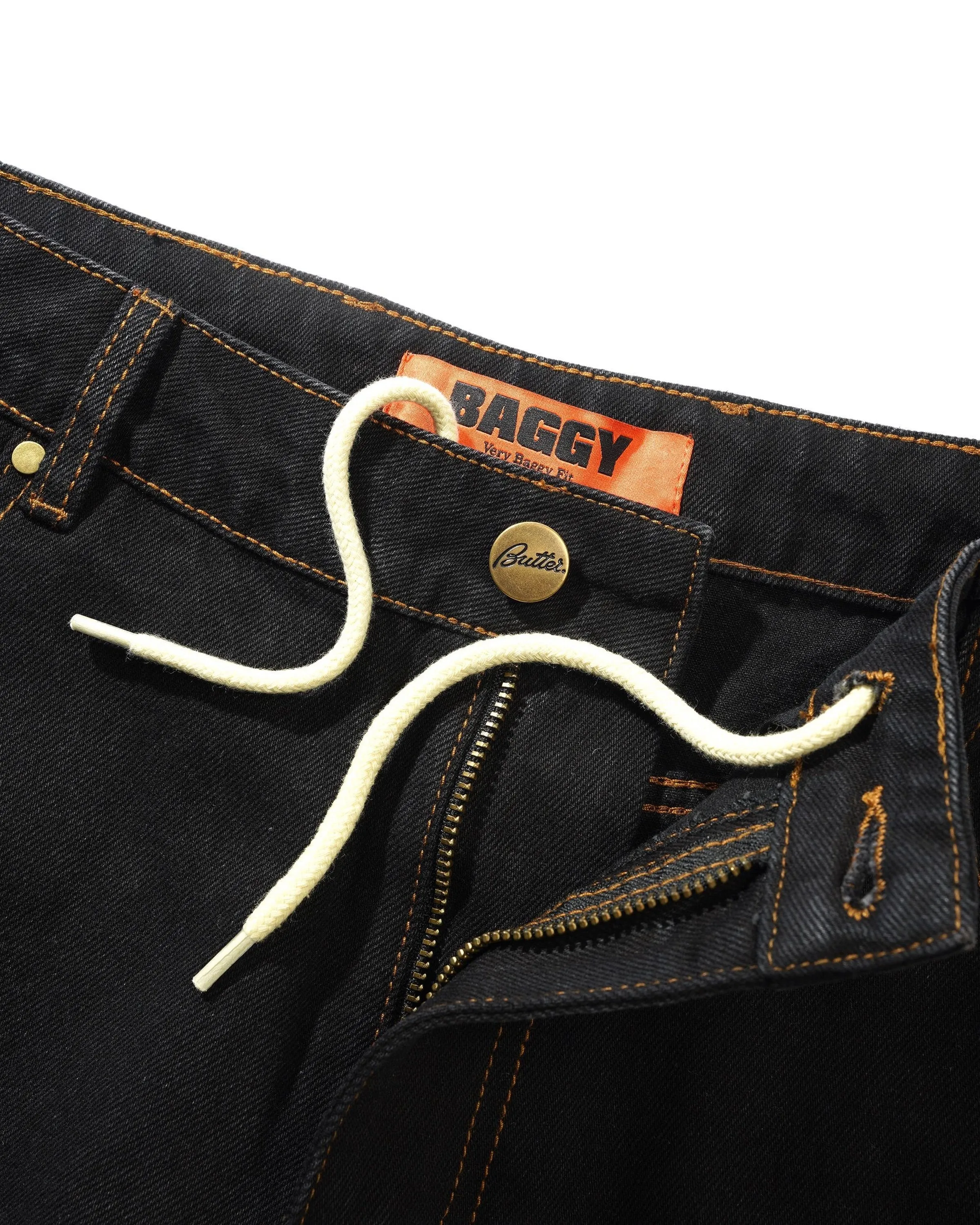 Baggy Denim Jeans, Washed Black sold by Butter product image thumbnail 3
