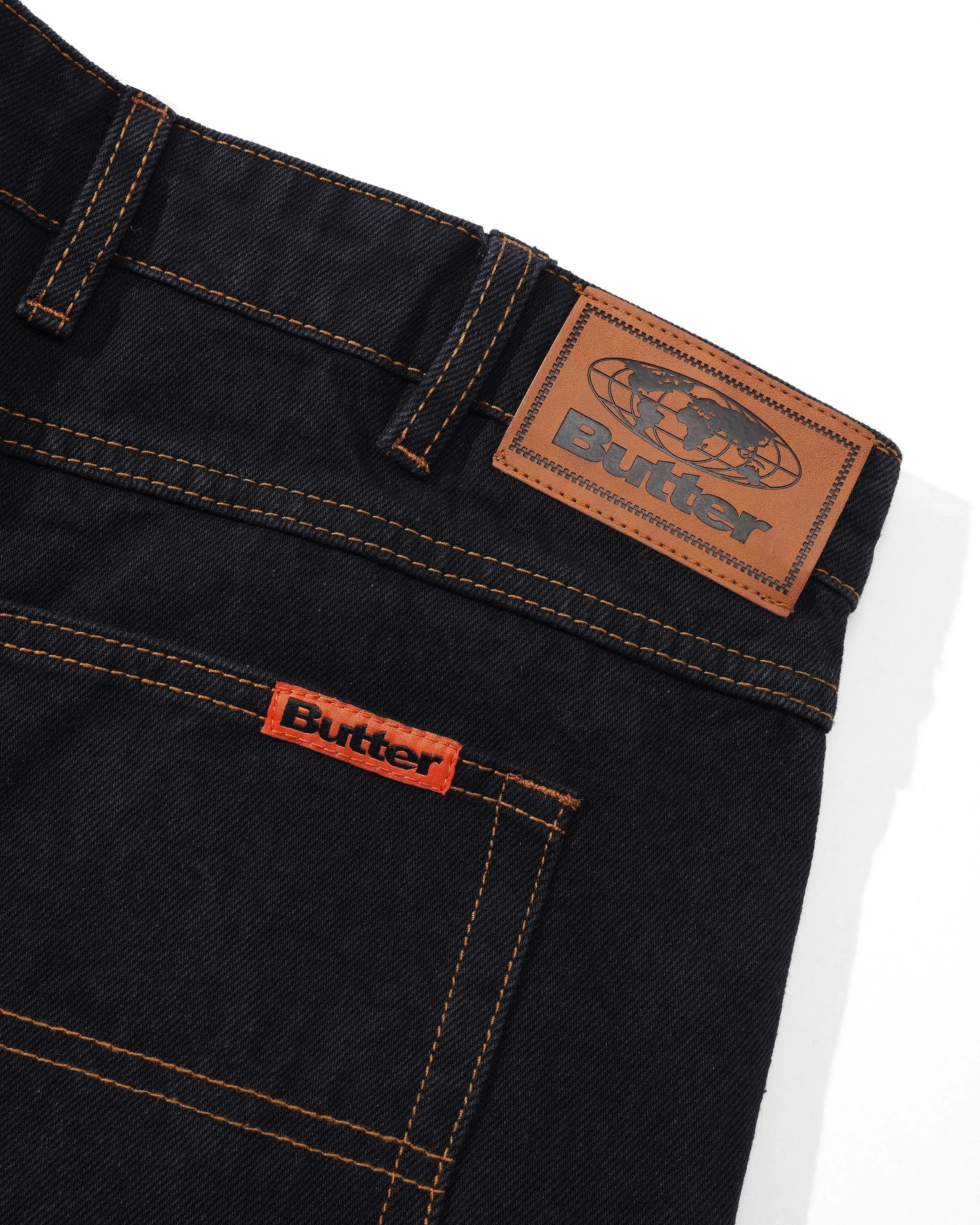 Baggy Denim Jeans, Washed Black sold by Butter product image thumbnail 4