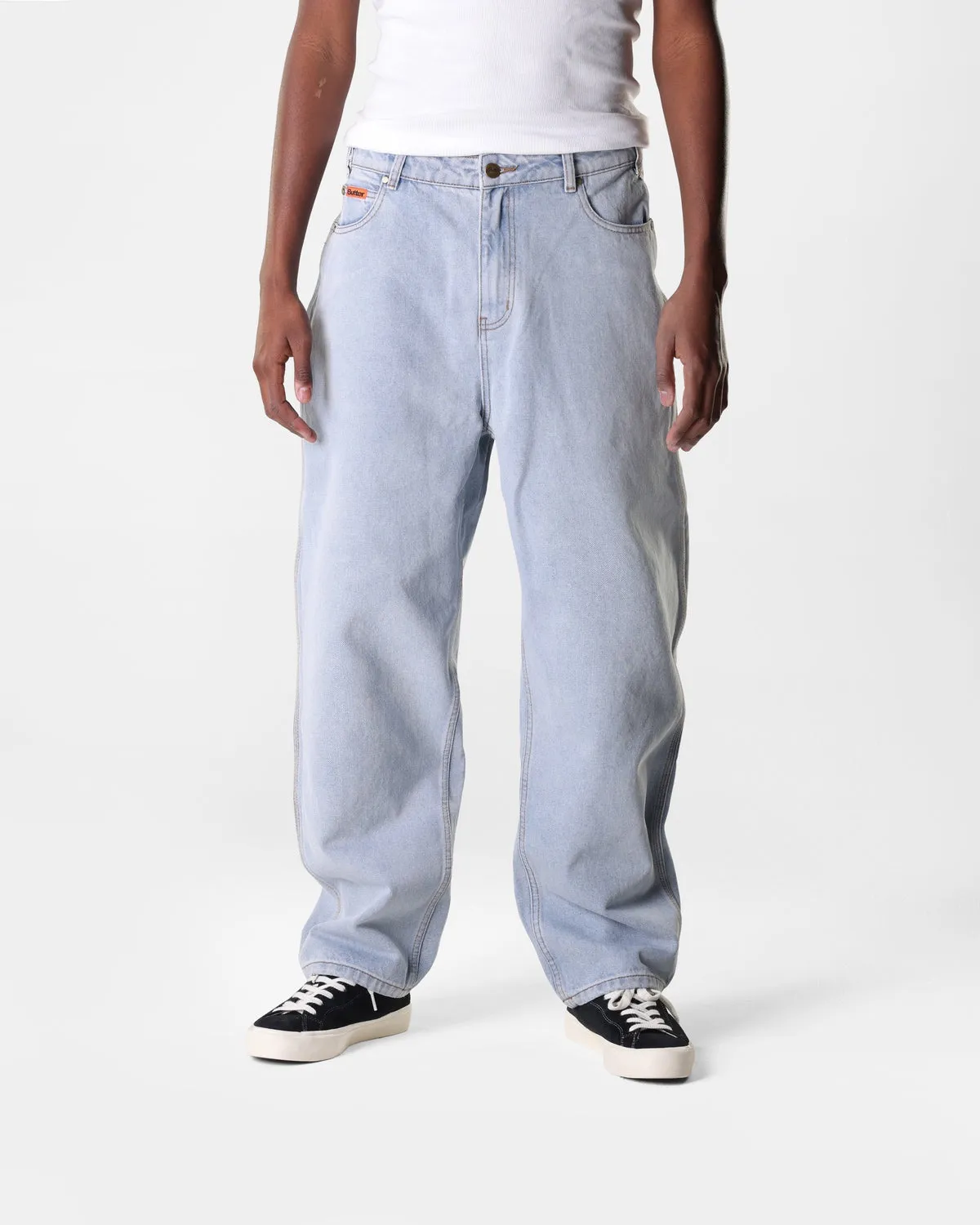 Baggy Denim Jeans, Light Blue sold by Butter product image thumbnail 5