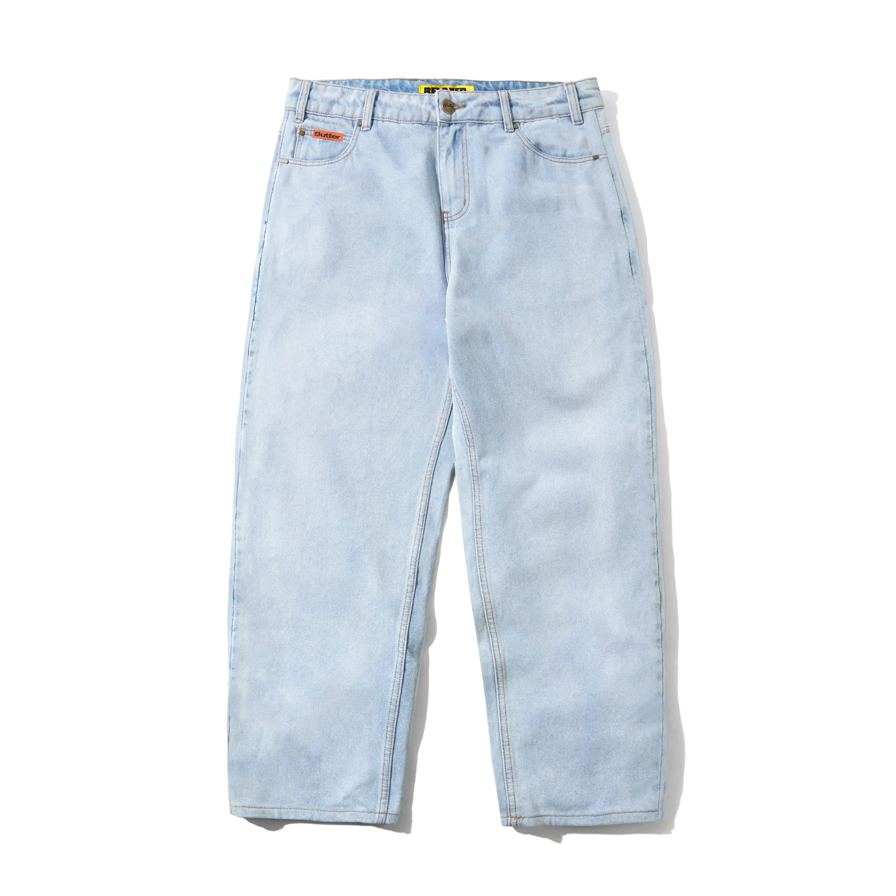 Relaxed Denim Jeans, Light Blue sold by Butter