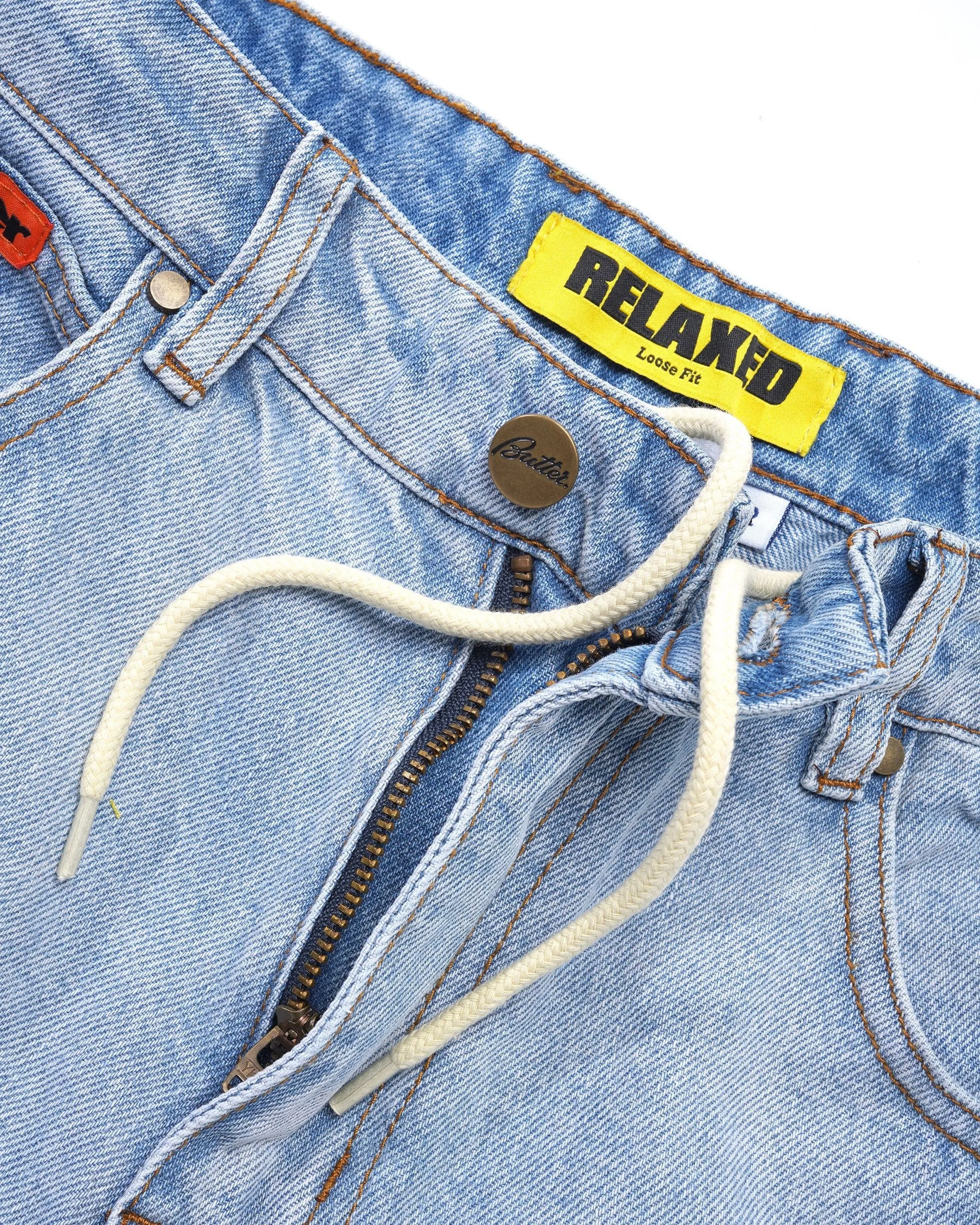 Relaxed Denim Jeans, Light Blue sold by Butter product image thumbnail 3