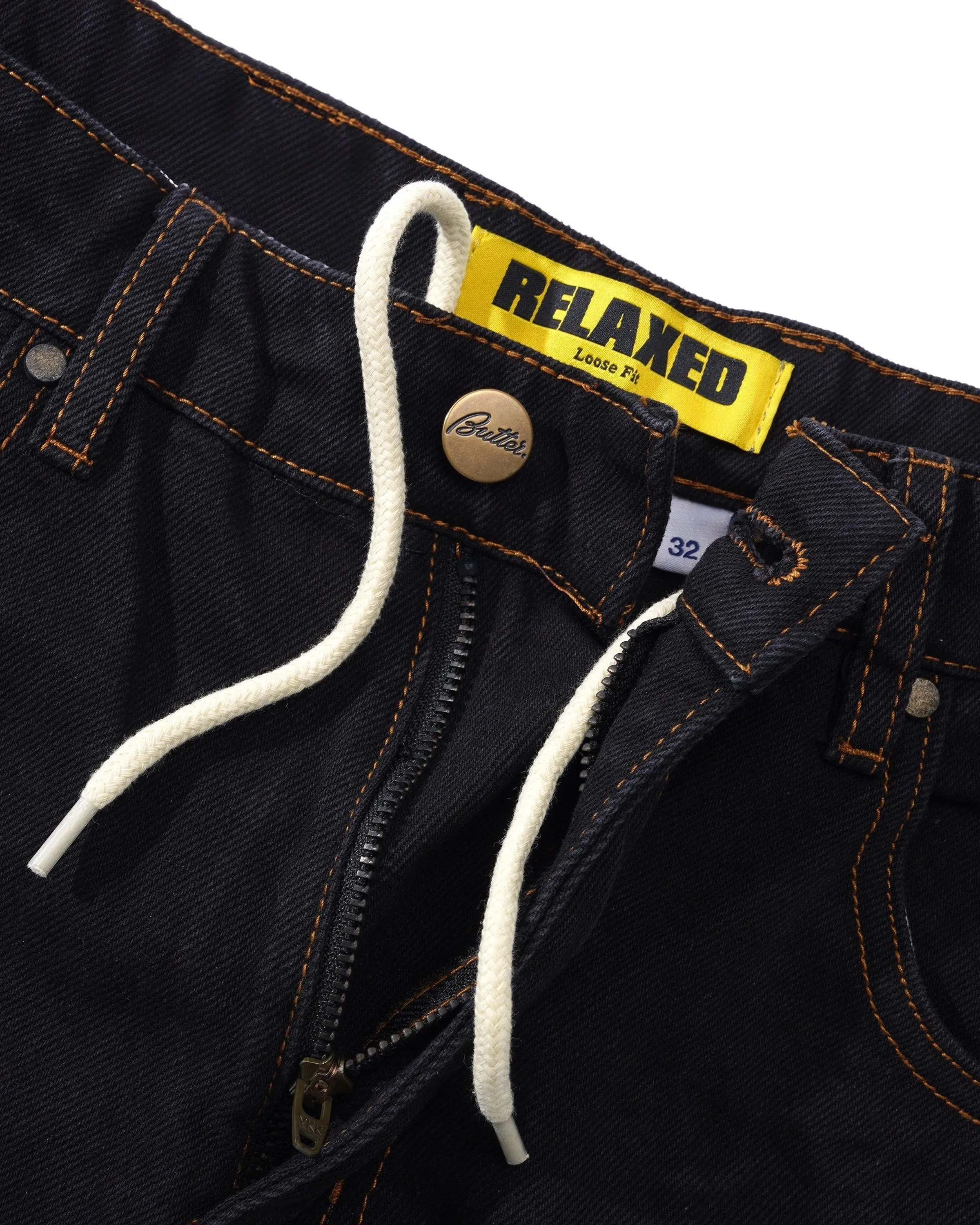 Relaxed Denim Jeans, Washed Black sold by Butter product image thumbnail 3