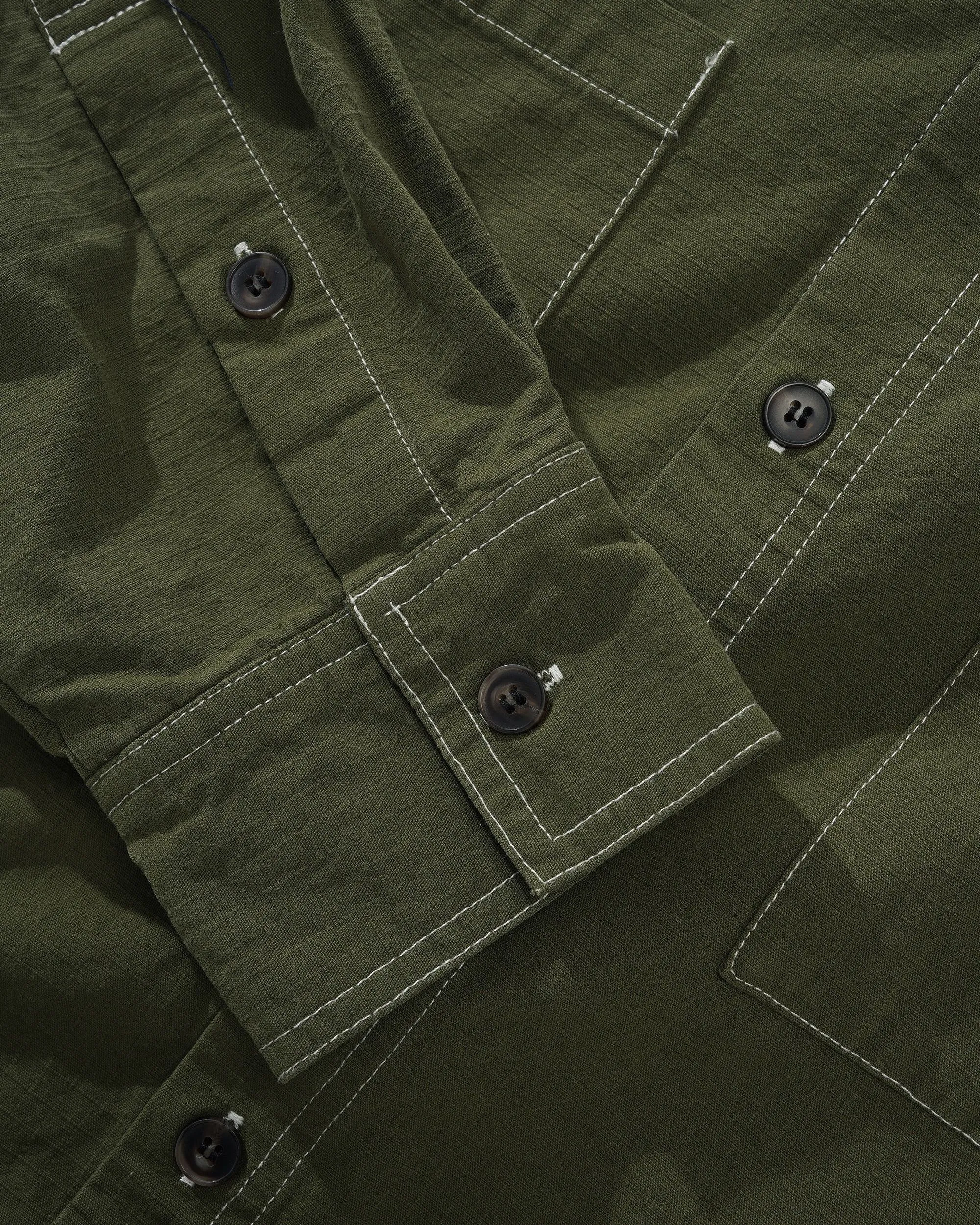 Ripstop Button Up Shirt, Army sold by Butter product image thumbnail 3