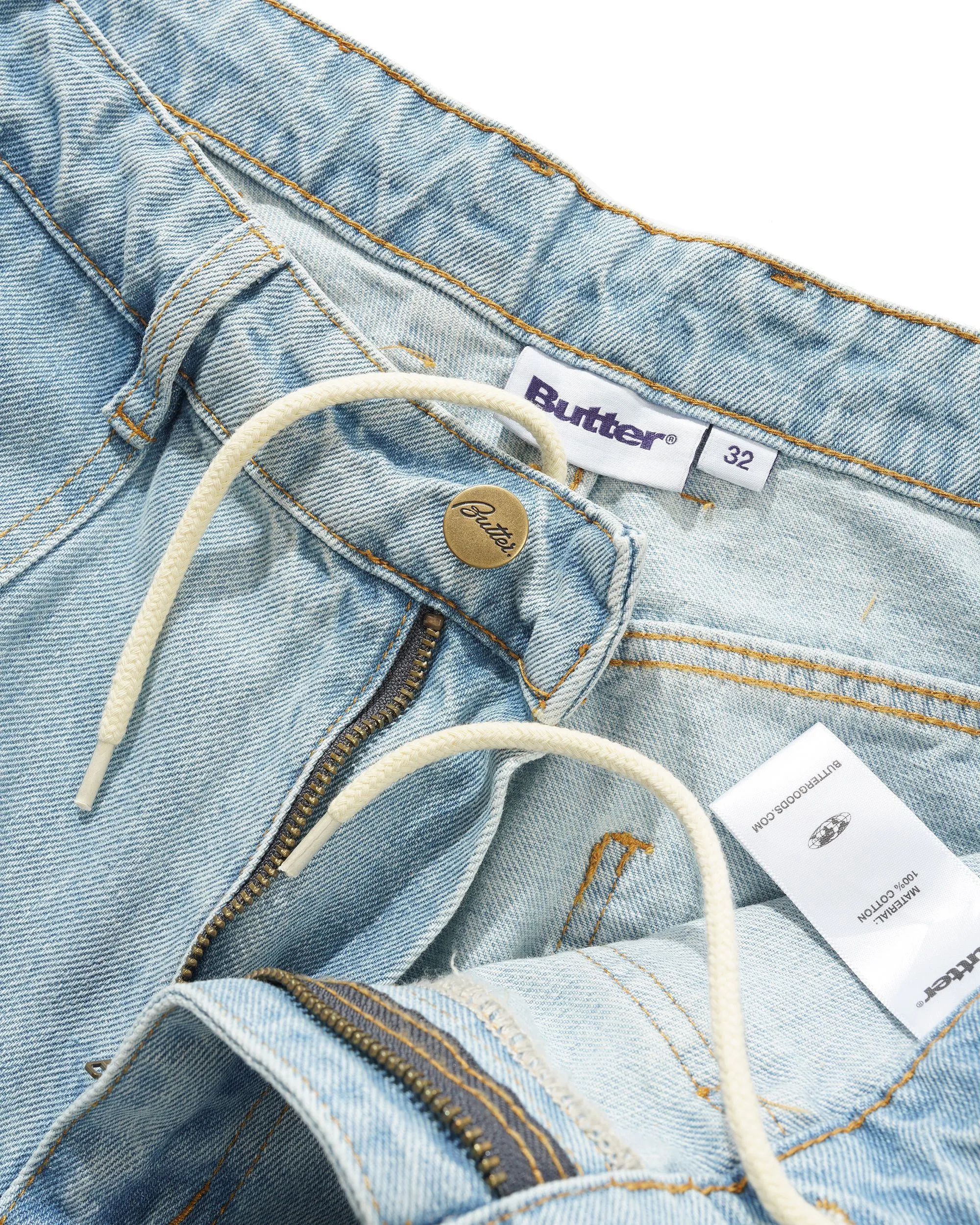 Patch Pocket Denim Jeans, Faded Light Blue sold by Butter product image thumbnail 4