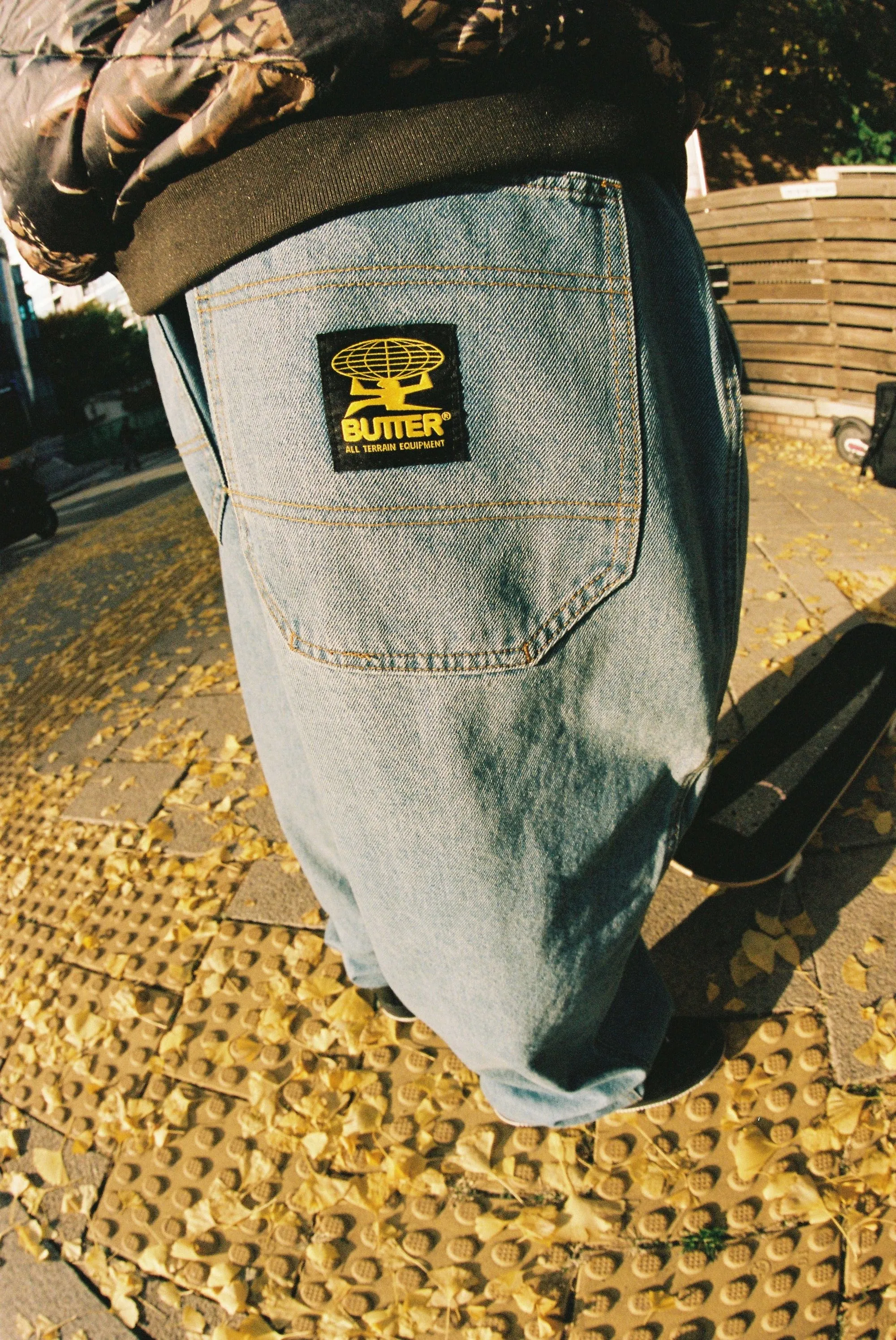 Patch Pocket Denim Jeans, Faded Light Blue sold by Butter product image thumbnail 5