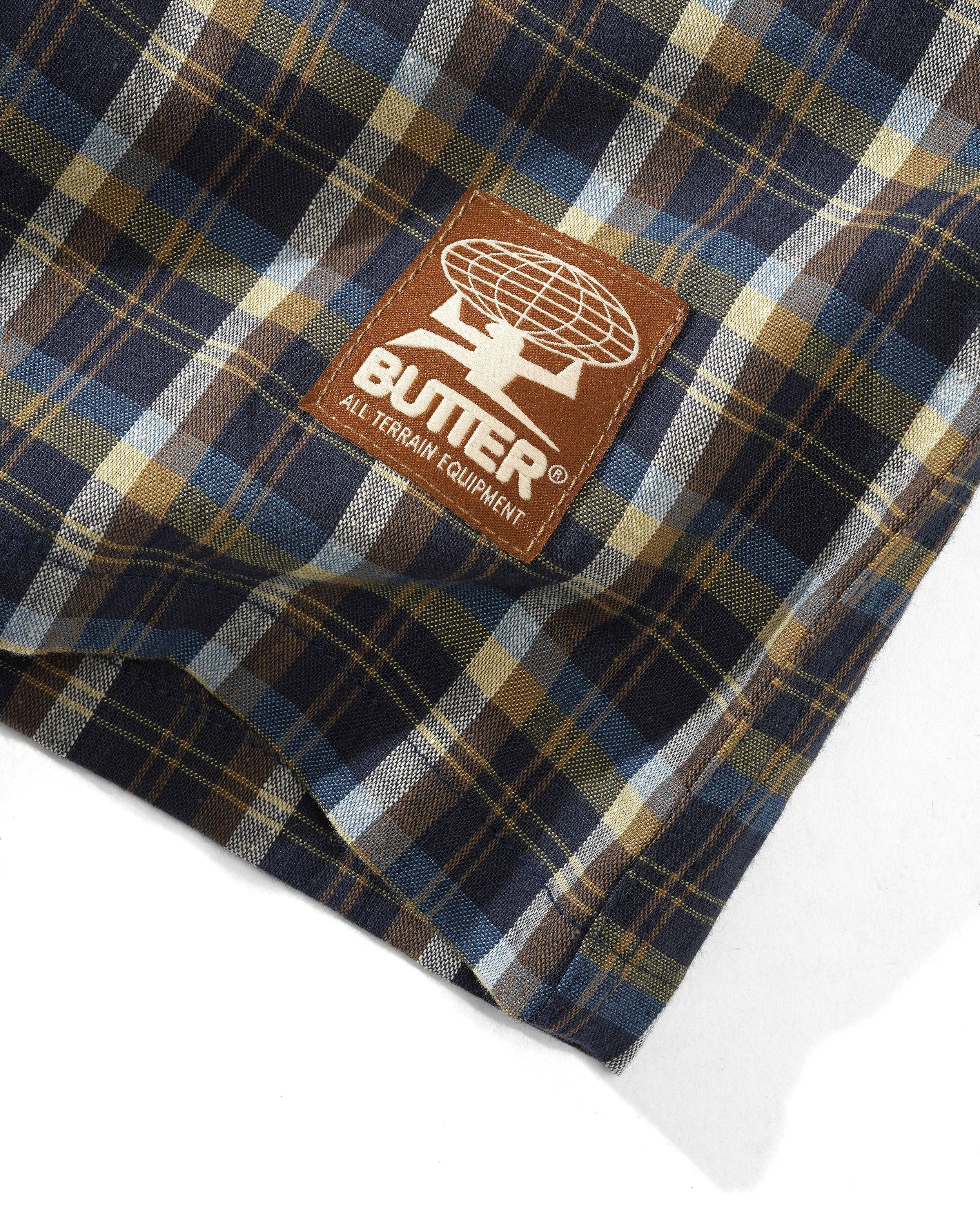 Terrain Plaid Shirt, Navy sold by Butter product image thumbnail 2