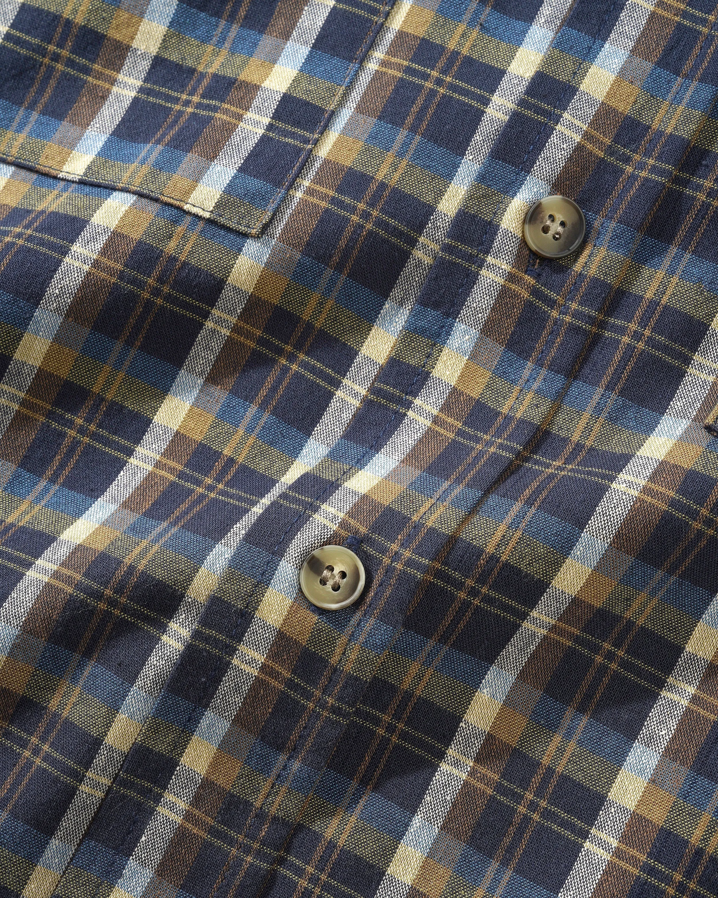 Terrain Plaid Shirt, Navy sold by Butter product image thumbnail 3