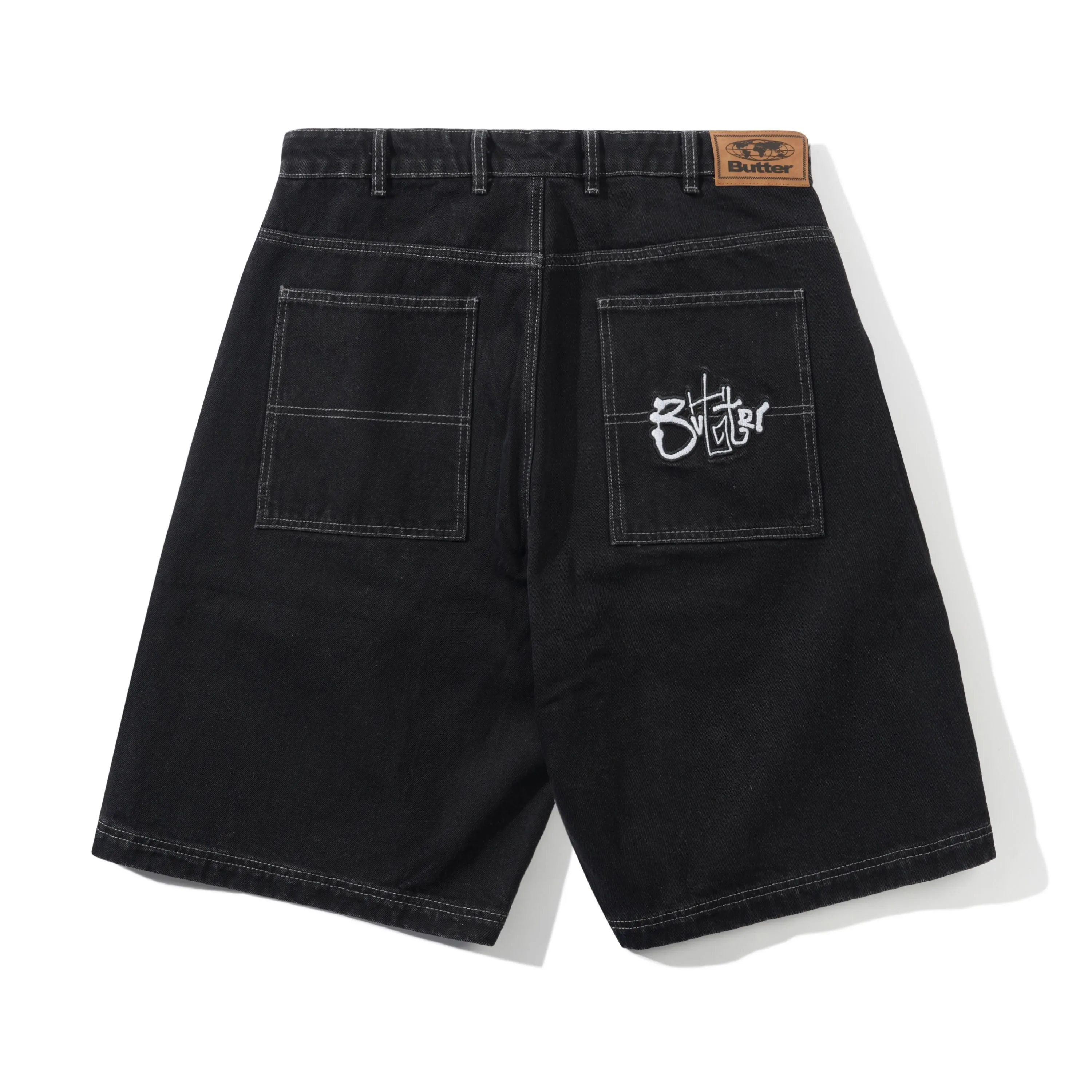 Scribble Denim Shorts, Washed Black sold by Butter product image thumbnail 2