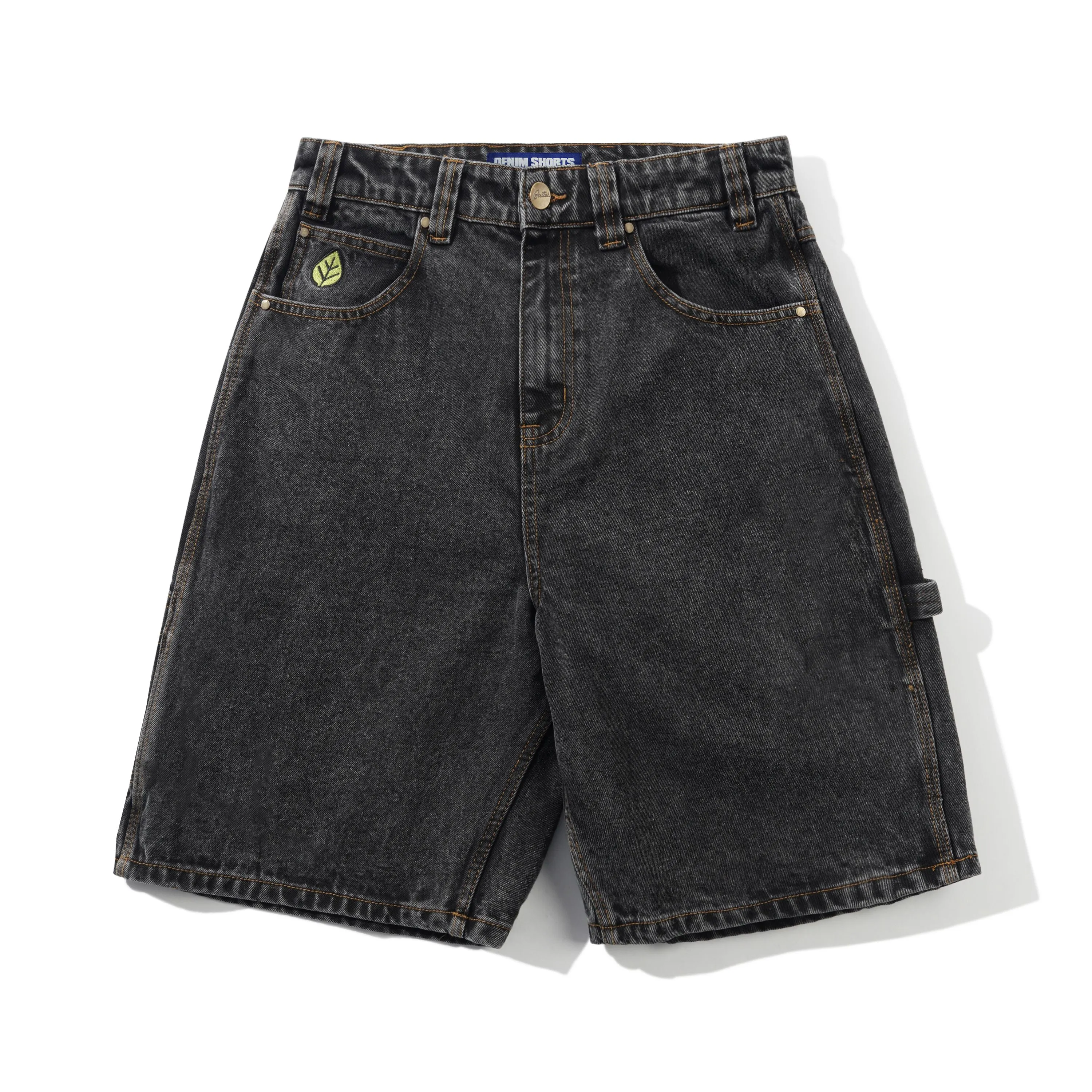 Weathergear Denim Shorts, Gunmetal sold by Butter